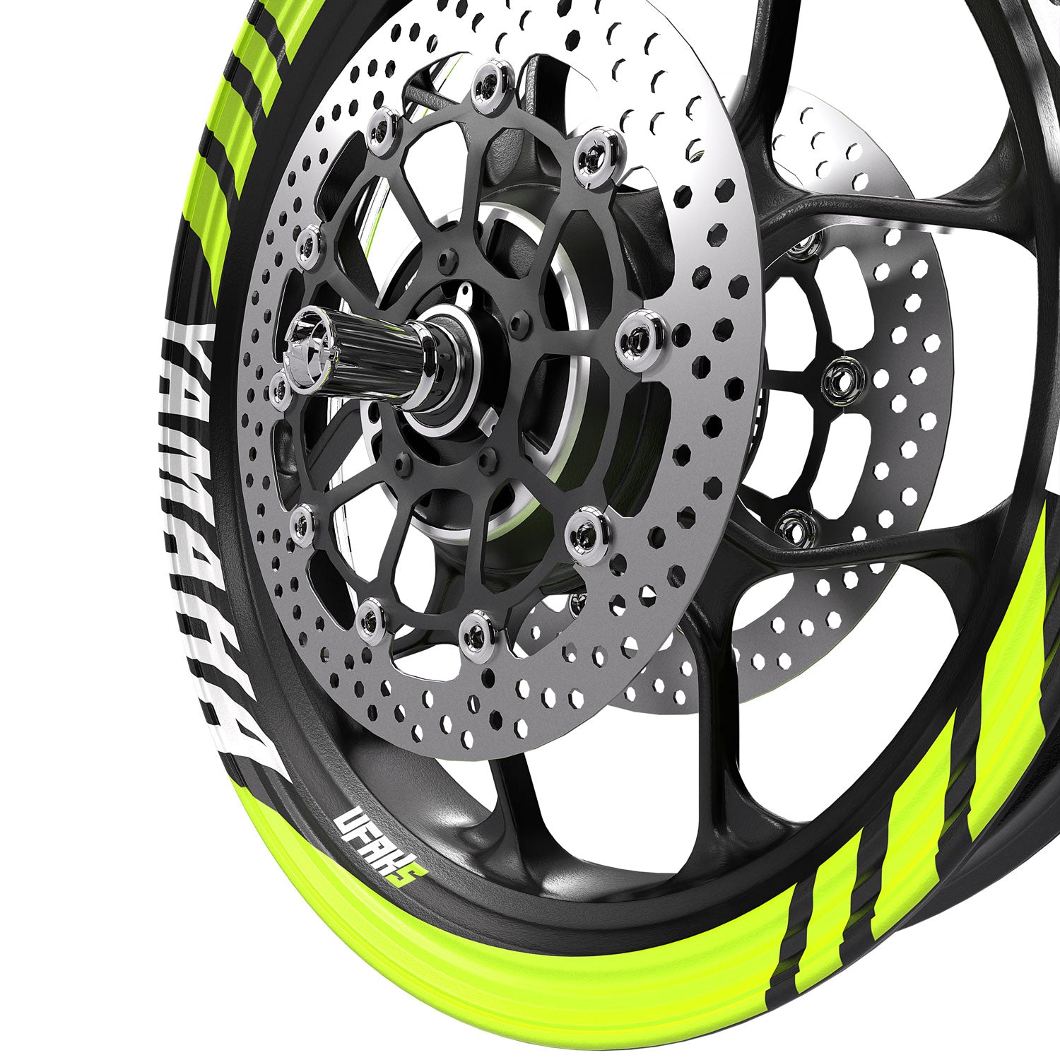 Yamaha R25 Geniş Jant Şeridi #renk_florasan sarı