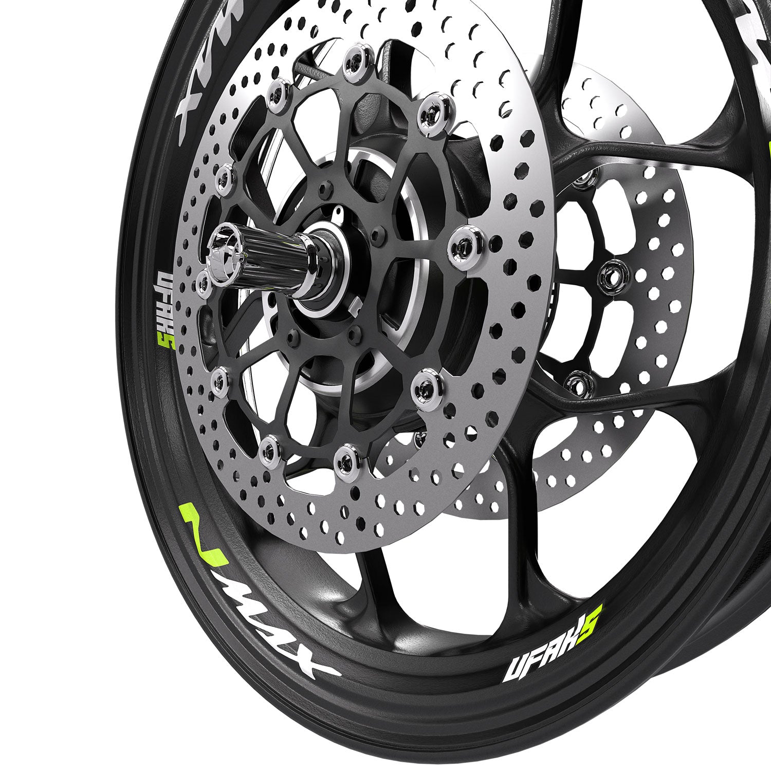 Yamaha NMAX Jant Sticker #renk_florasan sarı