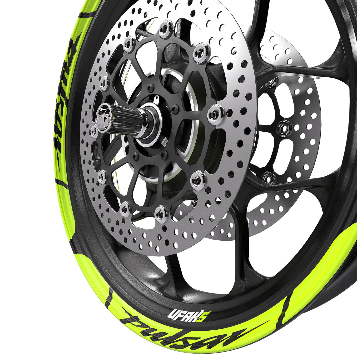 Bajaj Pulsar Jant Şeridi #renk_florasan sarı