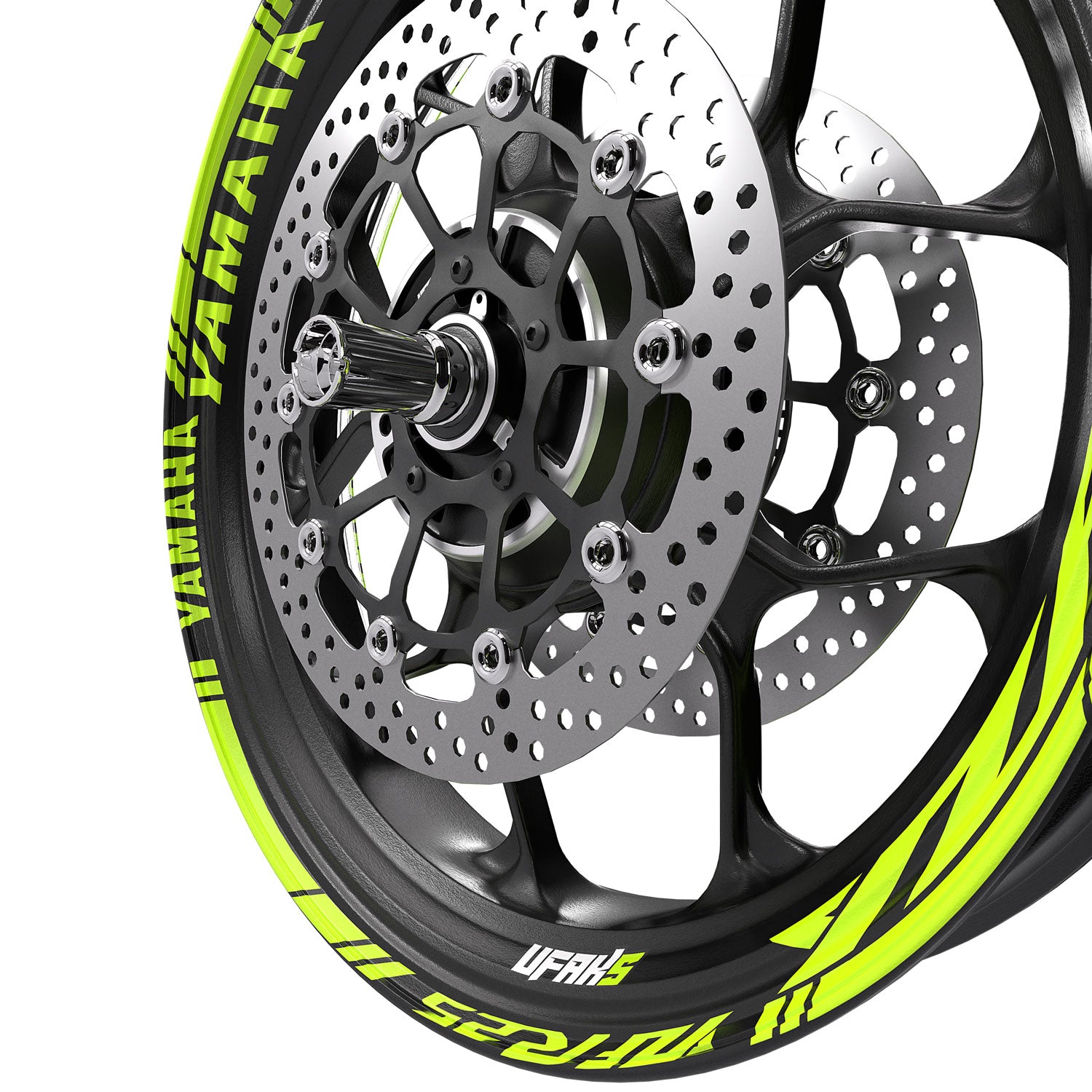 Yamaha YZF R25 Jant Şeridi #renk_florasan sarı
