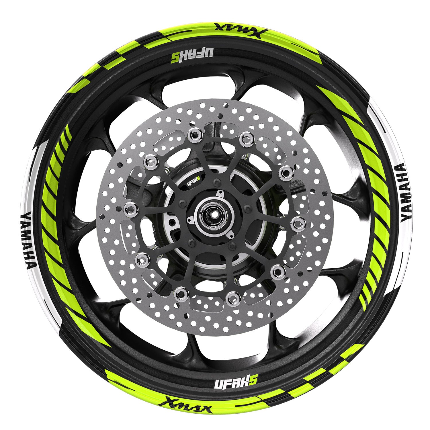 Yamaha XMAX Tasarımlı Jant Şeridi #renk_florasan sarı