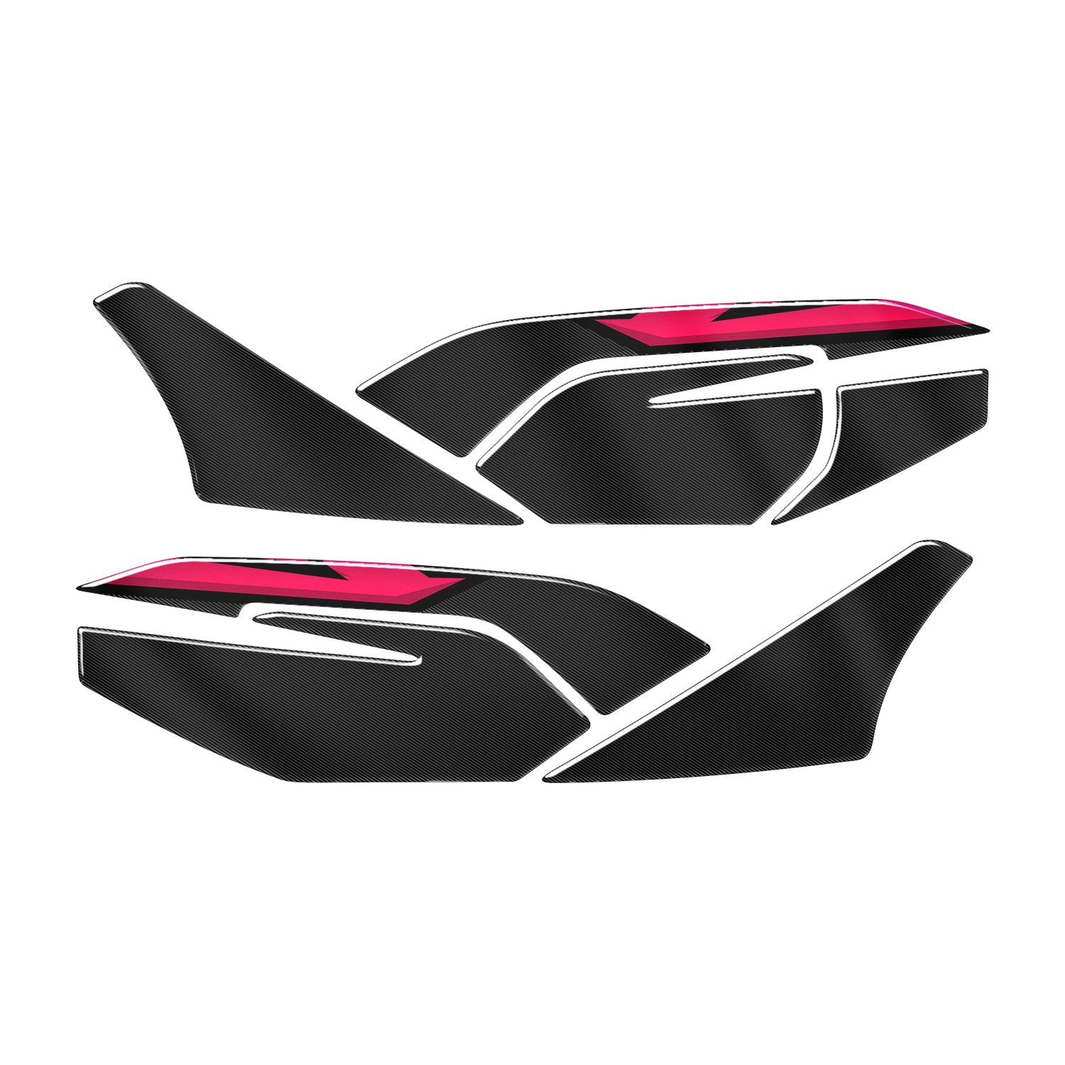 Honda PCX Aggressive Yan Pad Set (2021-2022-2023) #renk_florasan pembe