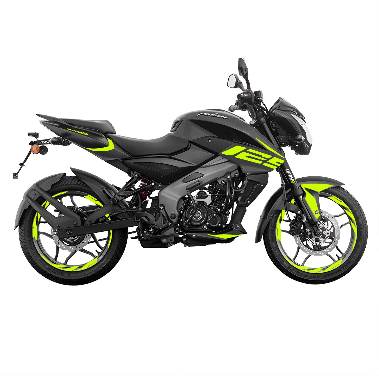 Bajaj Pulsar NS 125 Sticker Seti #renk_florasan sarı