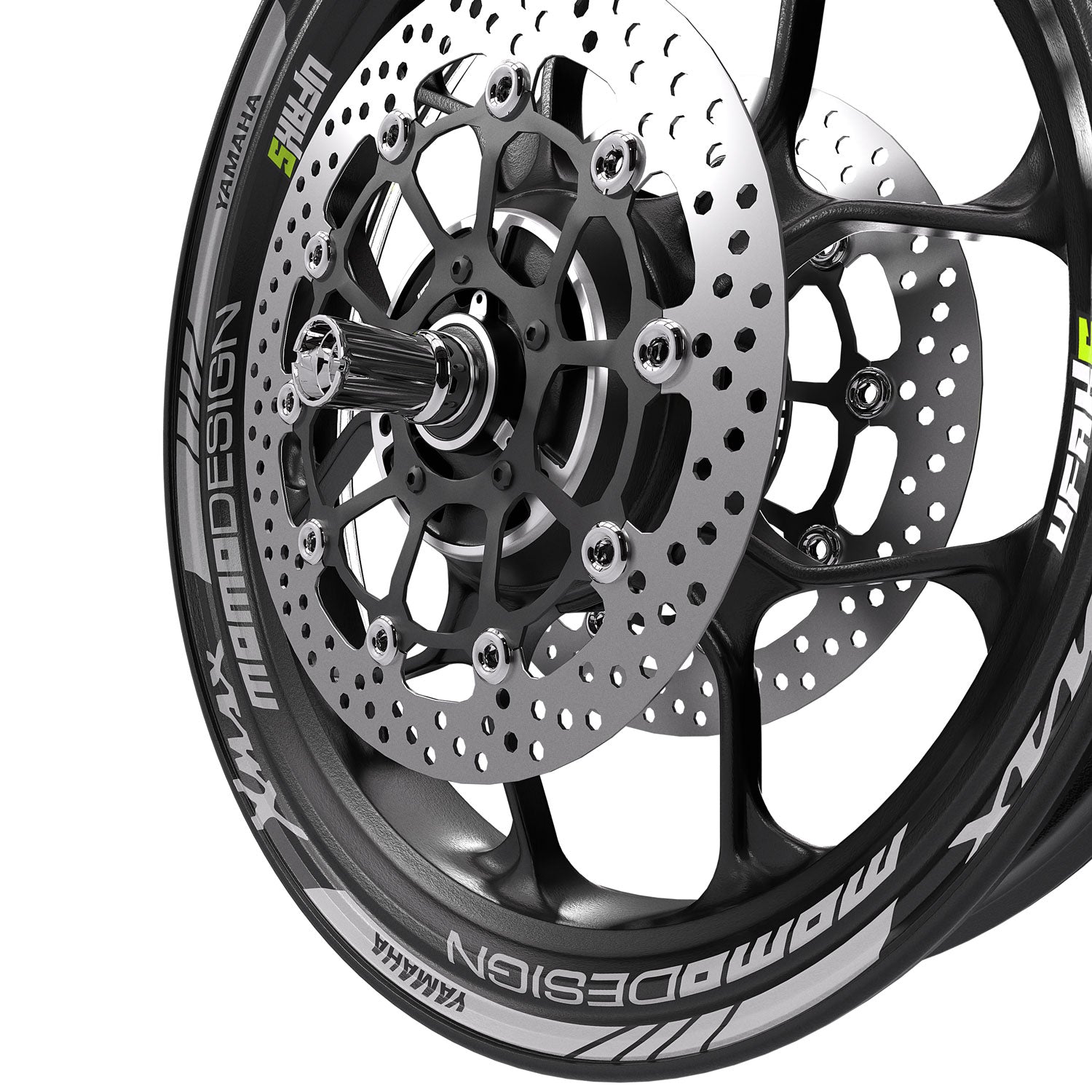 Yamaha XMAX Desenli Jant Şeridi #renk_gri