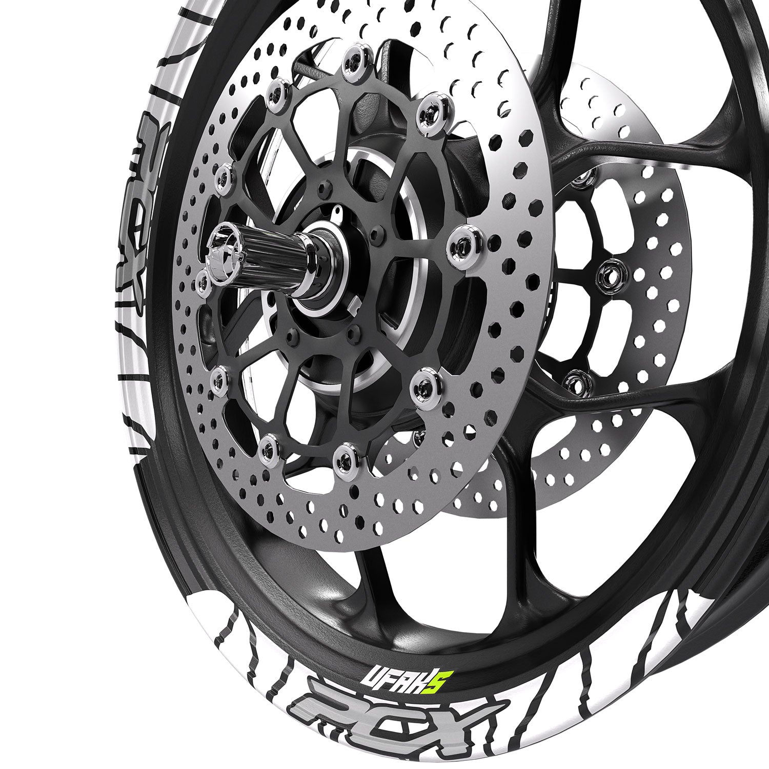 Honda PCX Tasarımlı Jant Şeridi #renk_gri