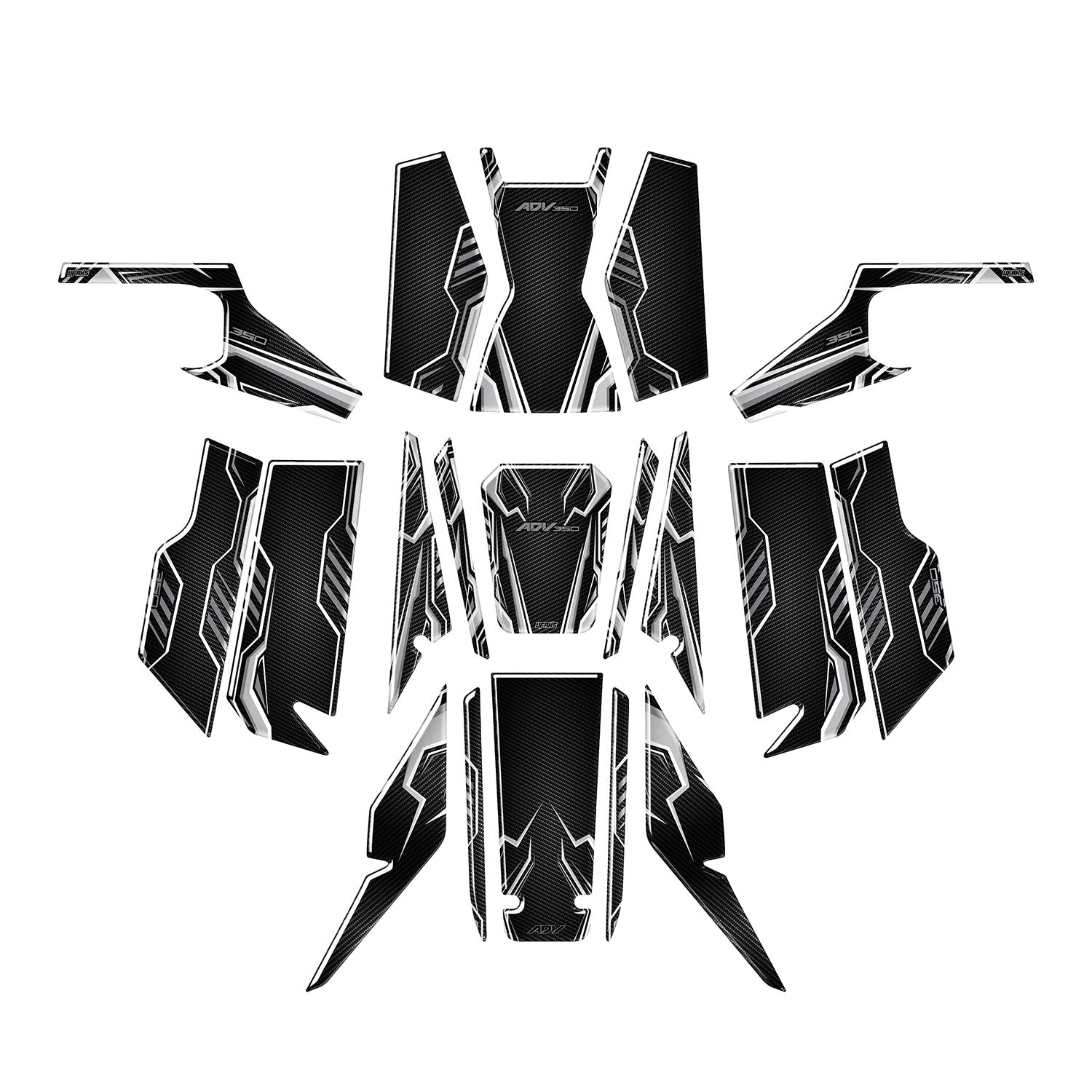 Honda ADV 350 Line Tank Pad Seti