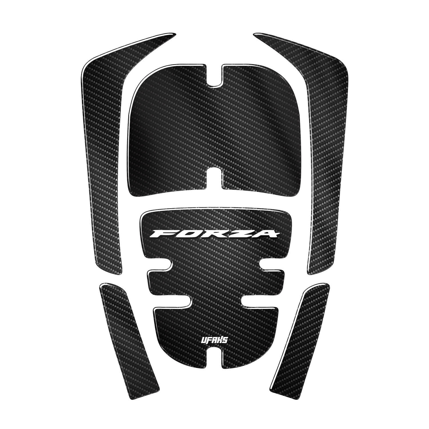 Honda Forza 250 Karbon Tank Pad Seti (2018-2025)