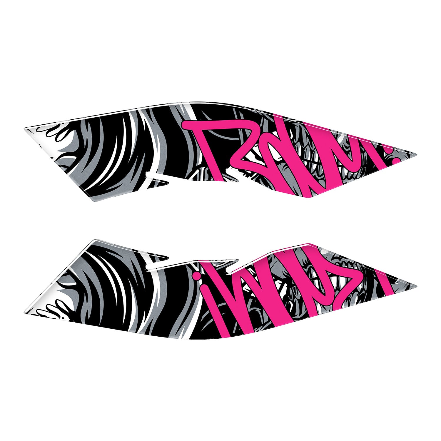 Honda PCX Barrio Divas Ayak Yan Pad Set (2021-2024) #renk_florasan pembe