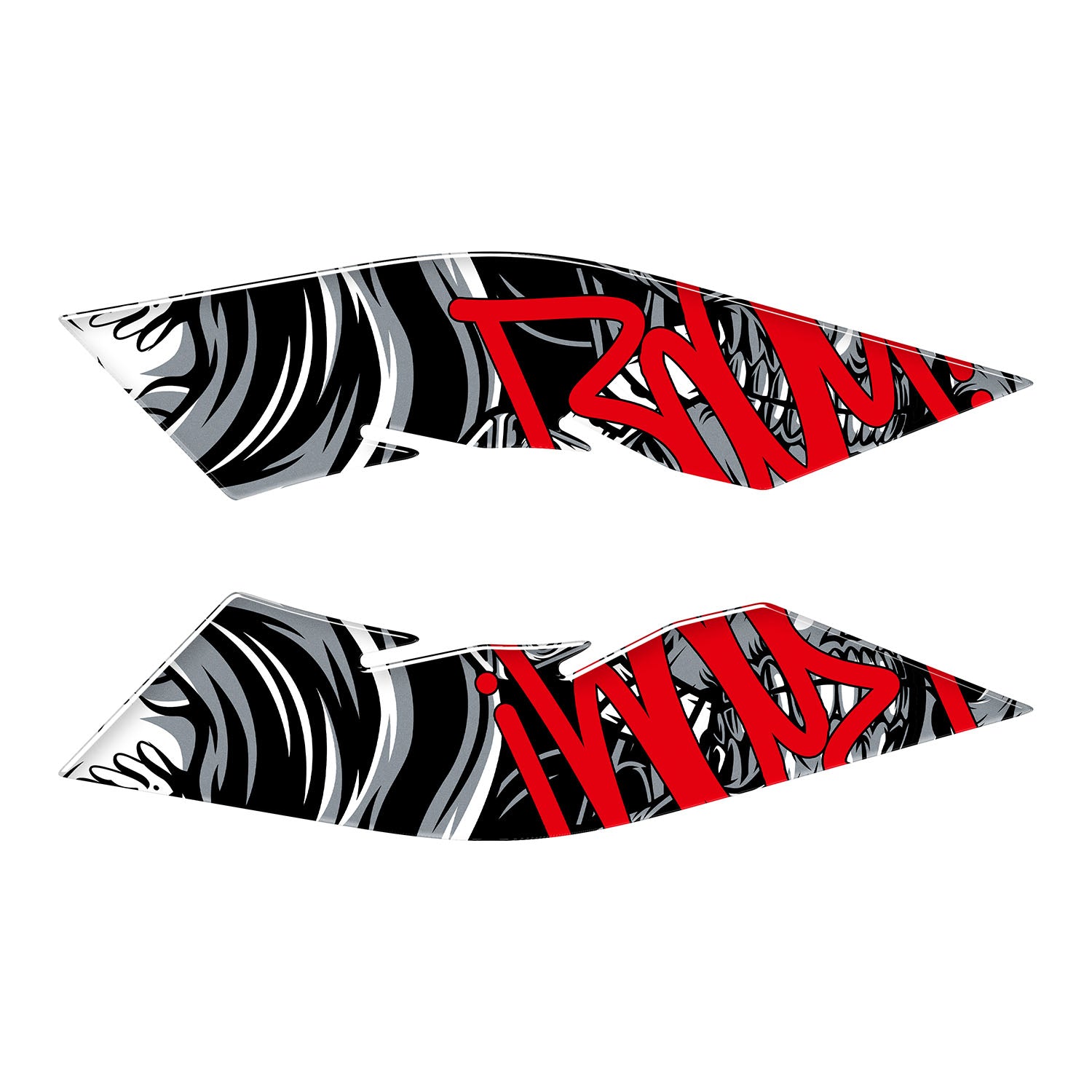 Honda PCX Barrio Divas Ayak Yan Pad Set (2021-2024) #renk_kırmızı