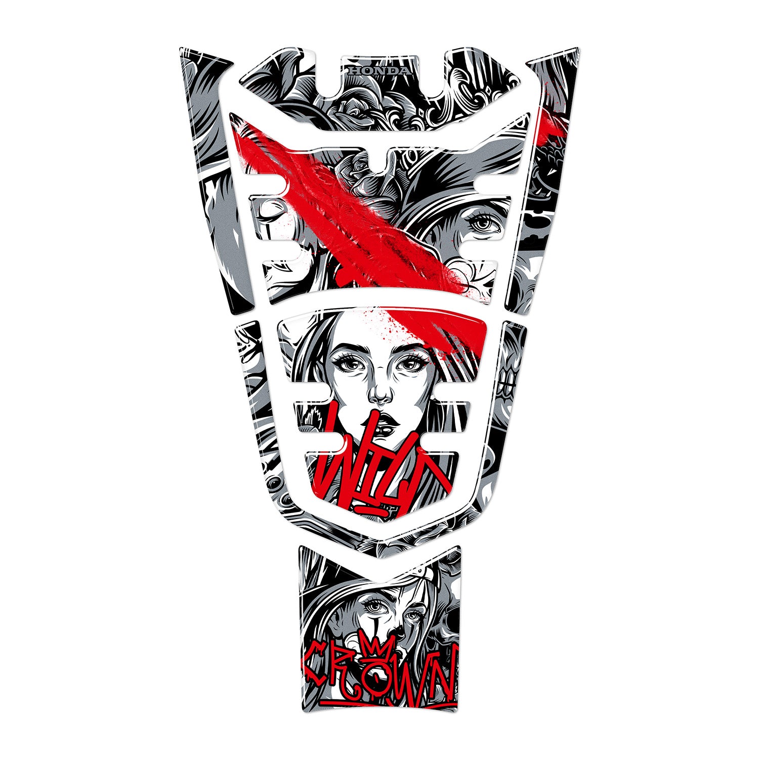 Honda PCX Barrio Divas Tank Pad (2021-2024) #renk_kırmızı