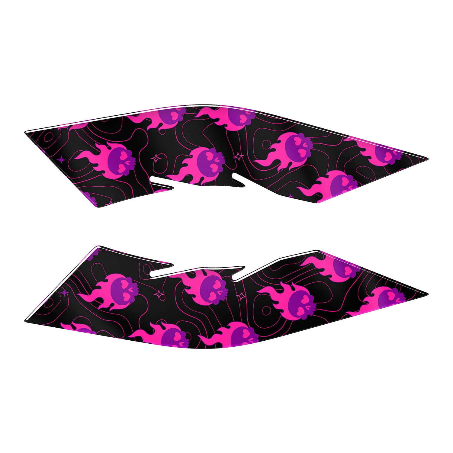 Honda PCX Cute Skull Ayak Yan Pad Set (2021-2024)