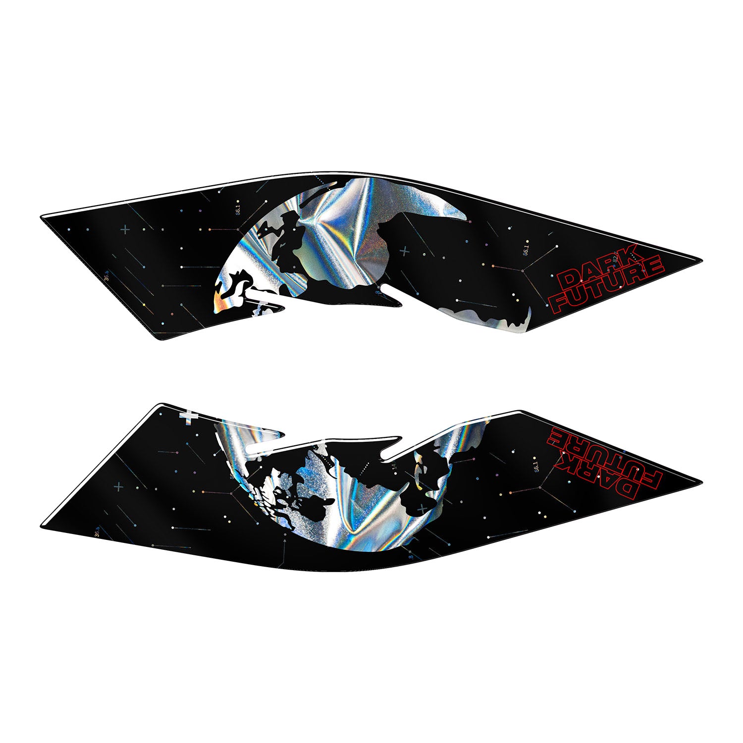 Honda PCX Dark Future Metallic Ayak Yan Pad Set (2021-2024)