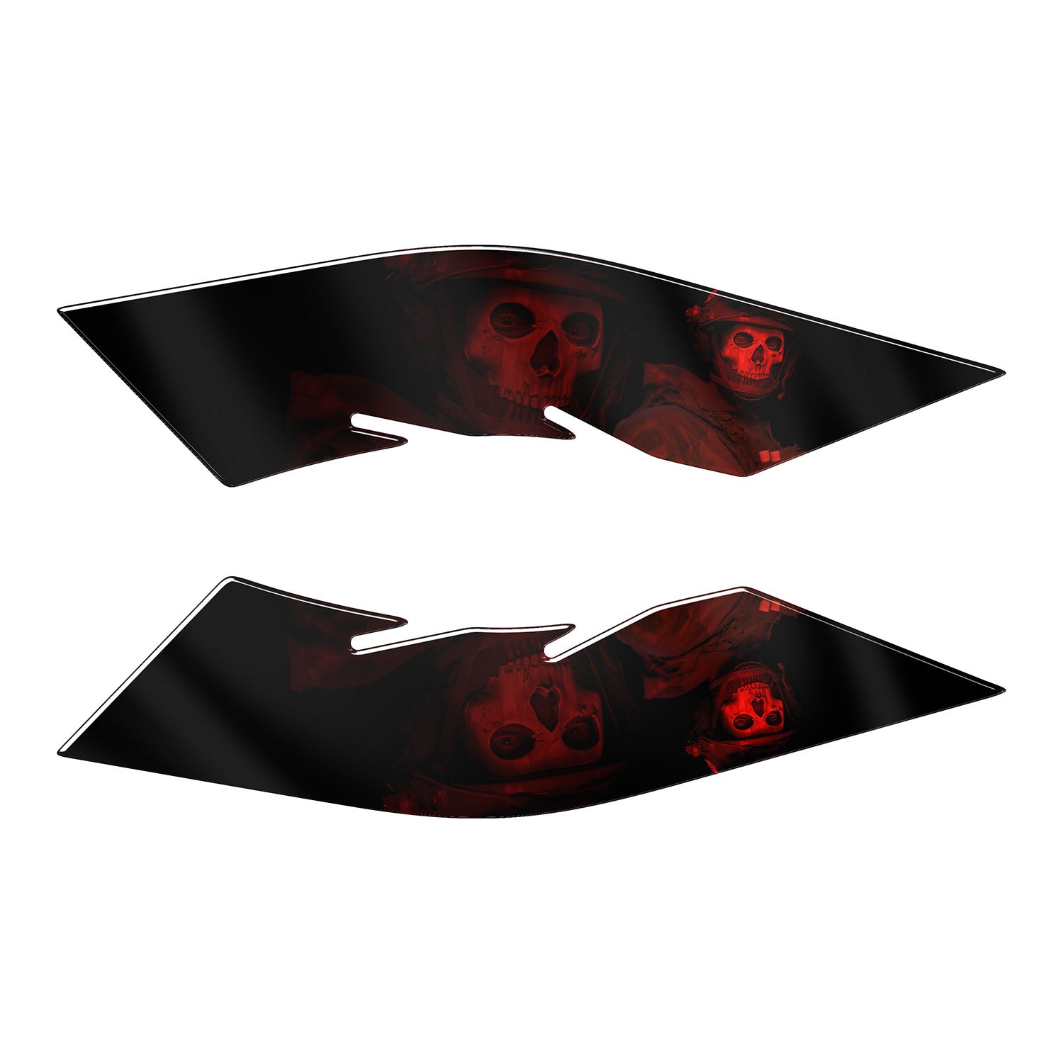 Honda PCX Ghost Ayak Yan Pad Set (2021-2024) #renk_hellfire