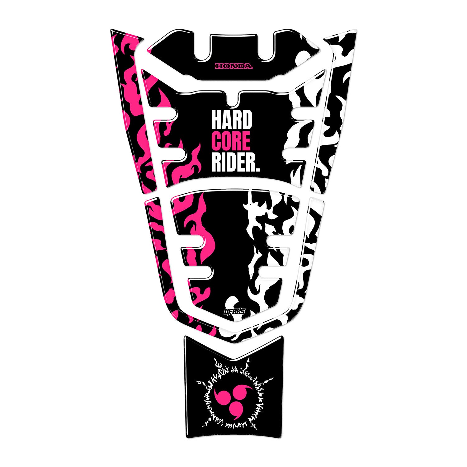 Honda PCX Hardcore Rider Tank Pad (2021-2024) #renk_florasan pembe