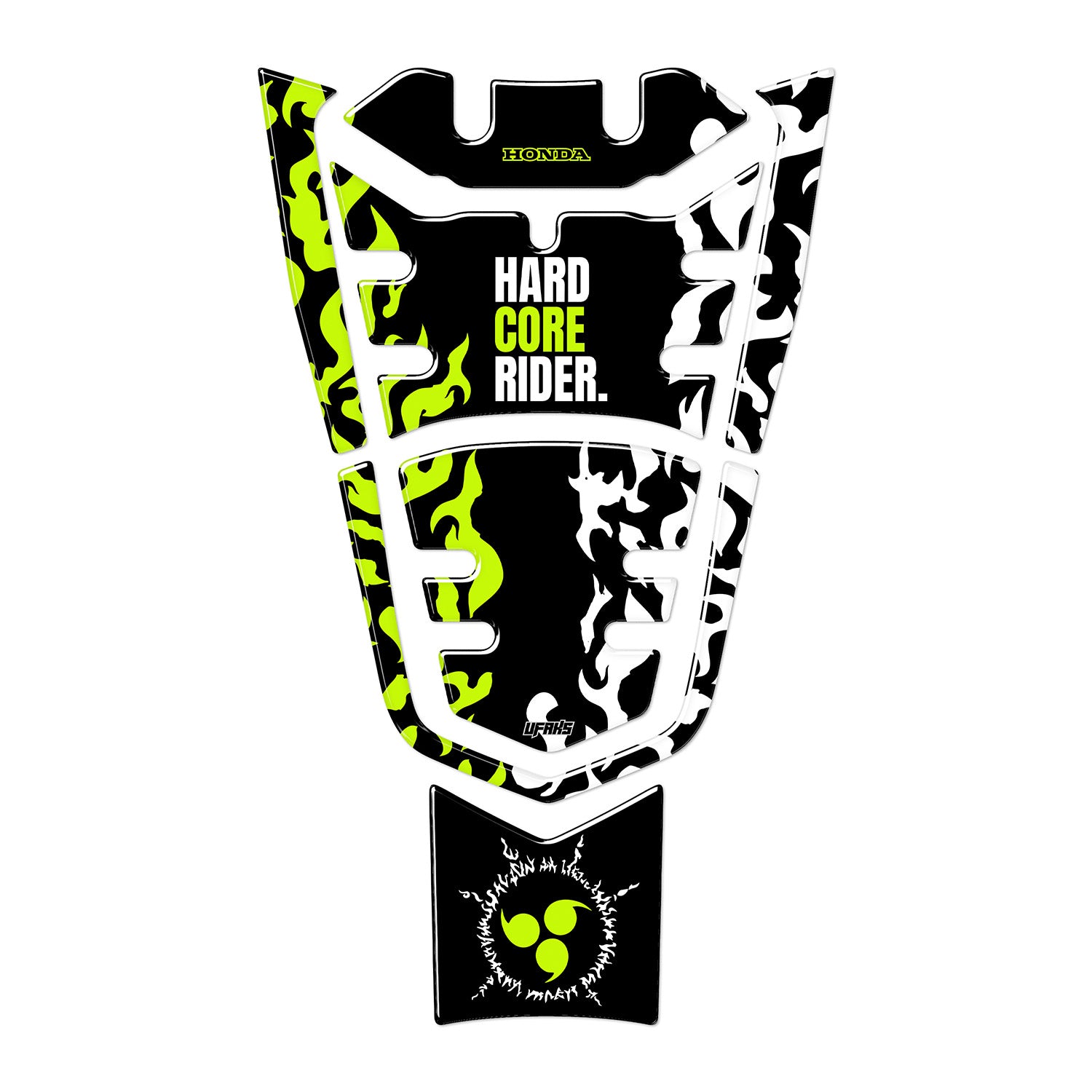 Honda PCX Hardcore Rider Tank Pad (2021-2024) #renk_florasan sarı