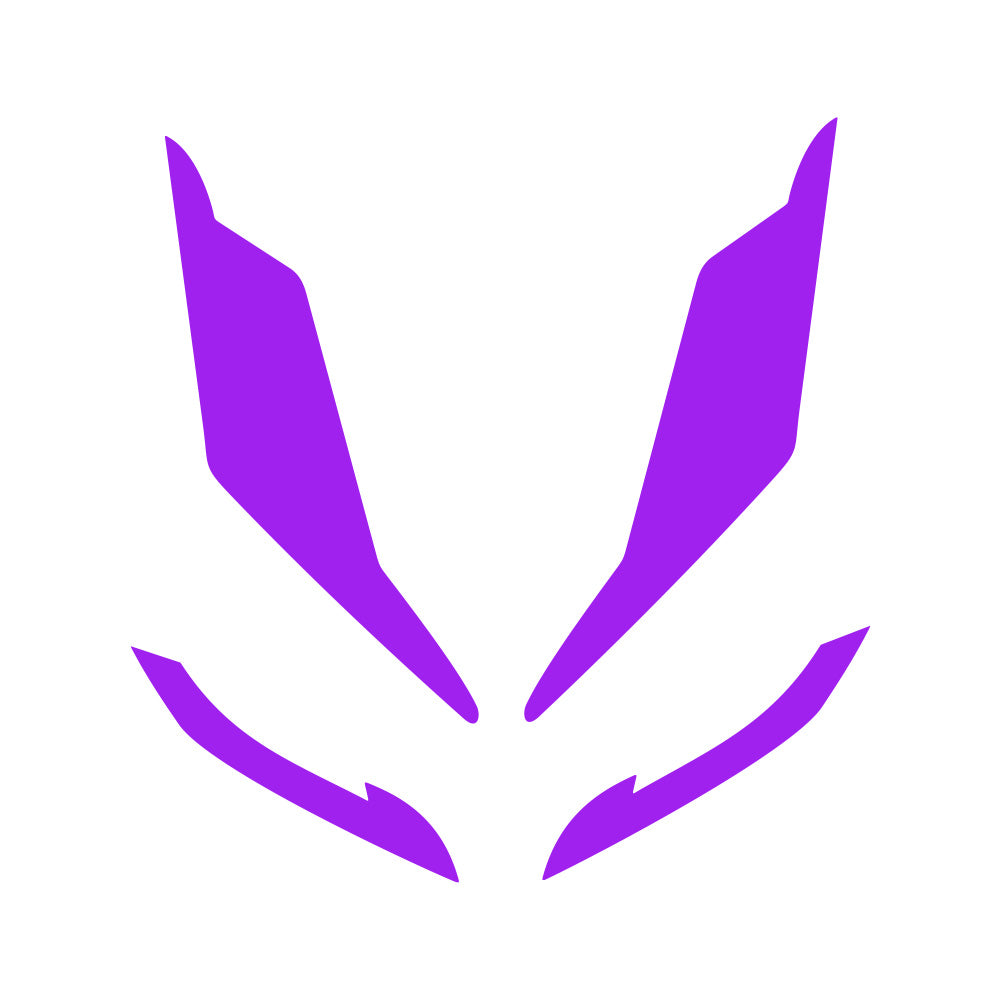 Honda PCX Kalın Ön Far Üstü Filmi, Far Kaşı (2021-2024) #renk_mor