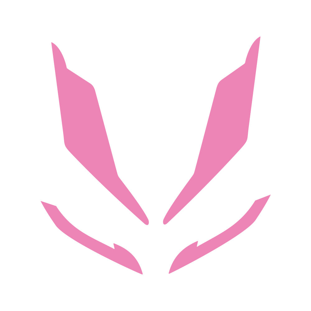 Honda PCX Kalın Ön Far Üstü Filmi, Far Kaşı (2021-2024) #renk_pembe