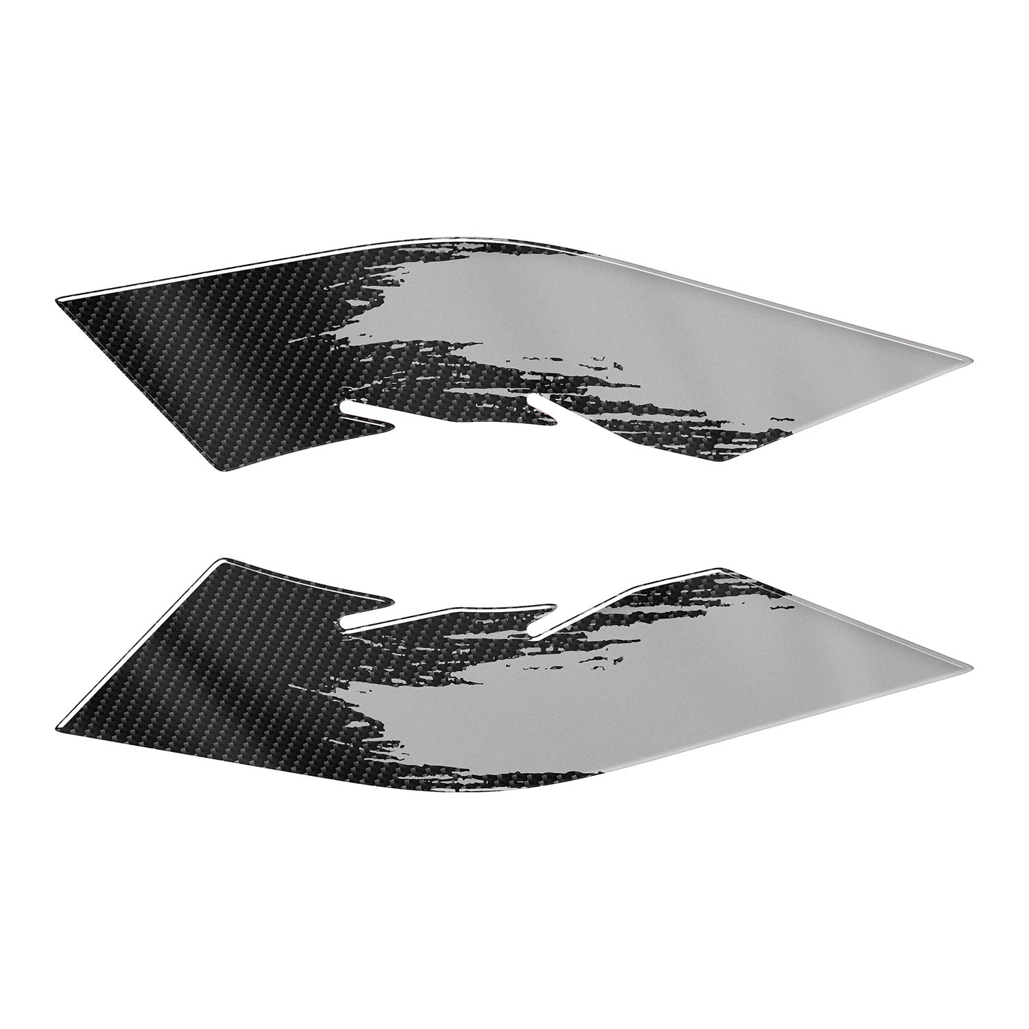 Honda PCX Karbon Desenli Ayak Yan Pad Set (2021-2024) #renk_gri