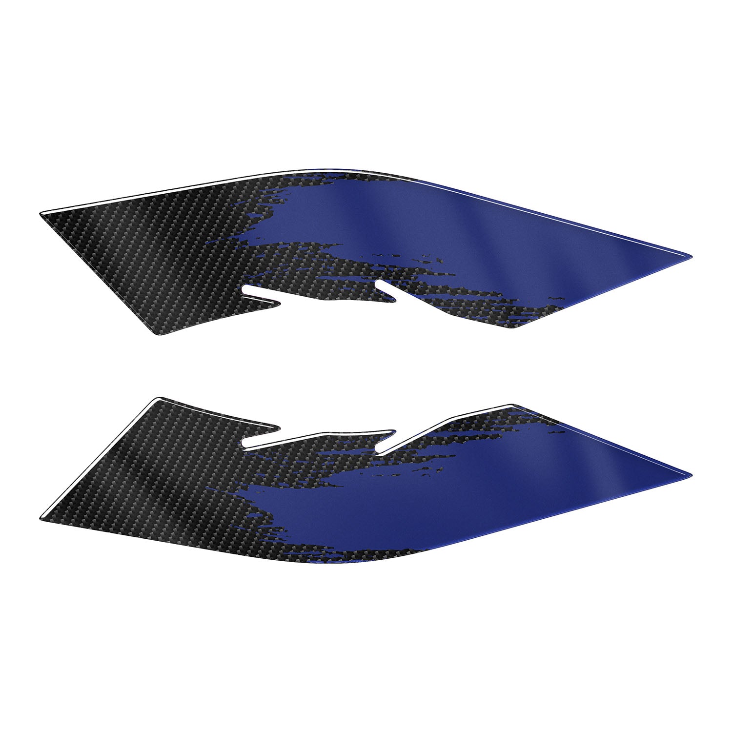 Honda PCX Karbon Desenli Ayak Yan Pad Set (2021-2024) #renk_lacivert