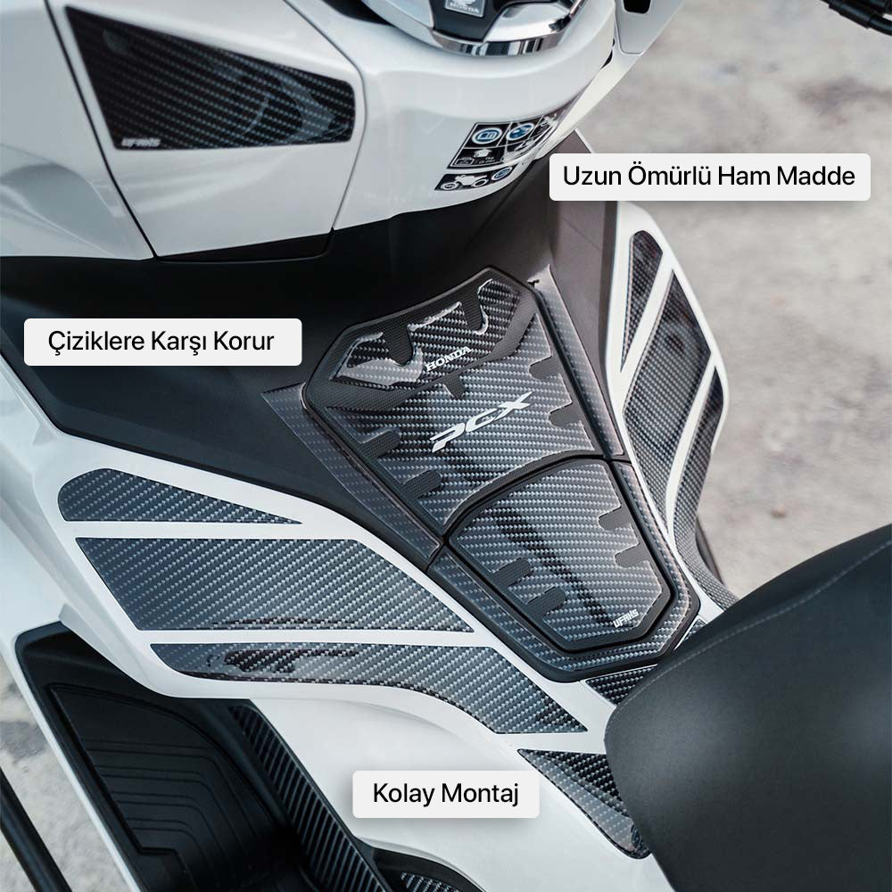 Honda PCX Karbon Tank Pad Set (2021-2024)