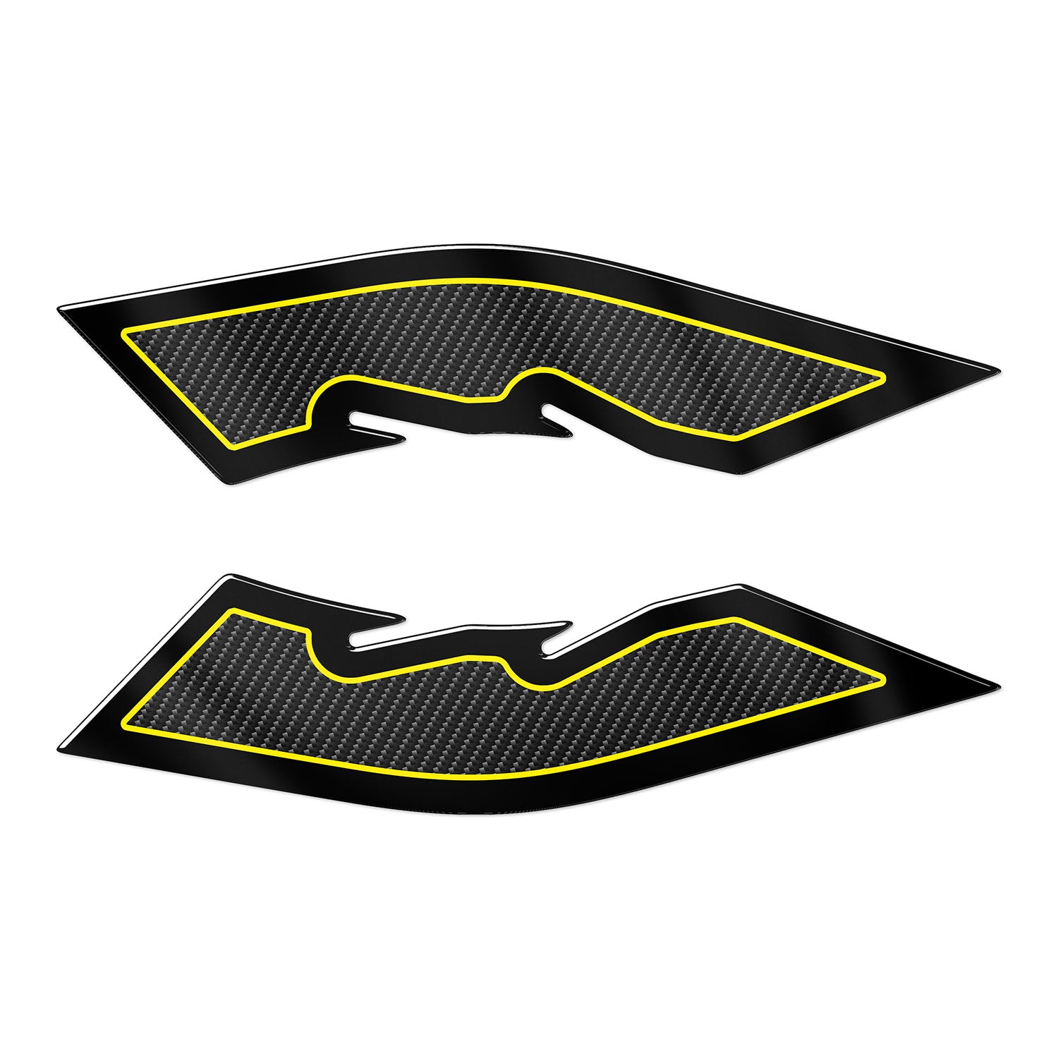 Honda PCX Karbon Tasarımlı Ayak Yan Pad Set (2021-2024) #renk_sarı