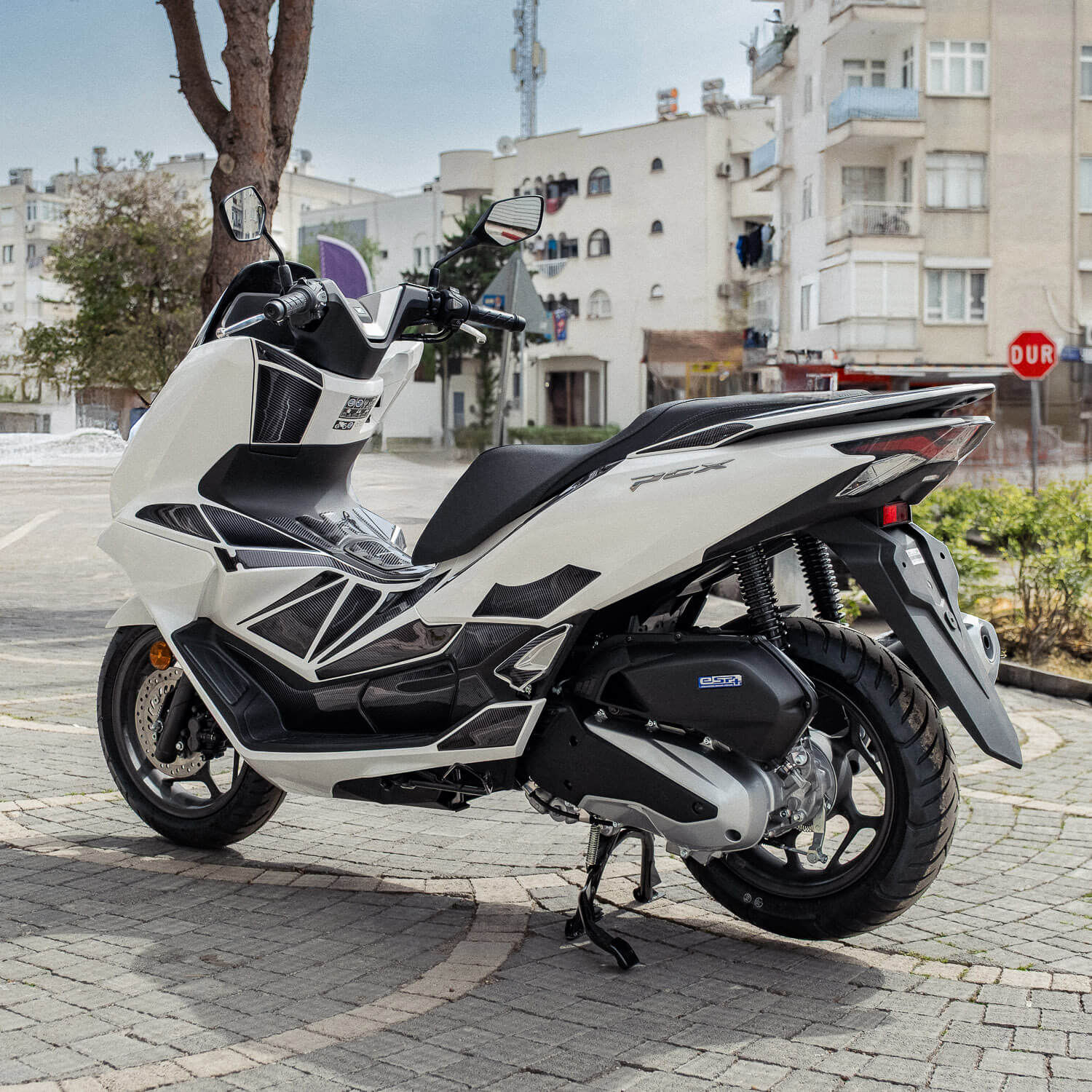 Honda PCX Karbon Tasarımlı Tank Pad Set (2025) #set_tam koruma set