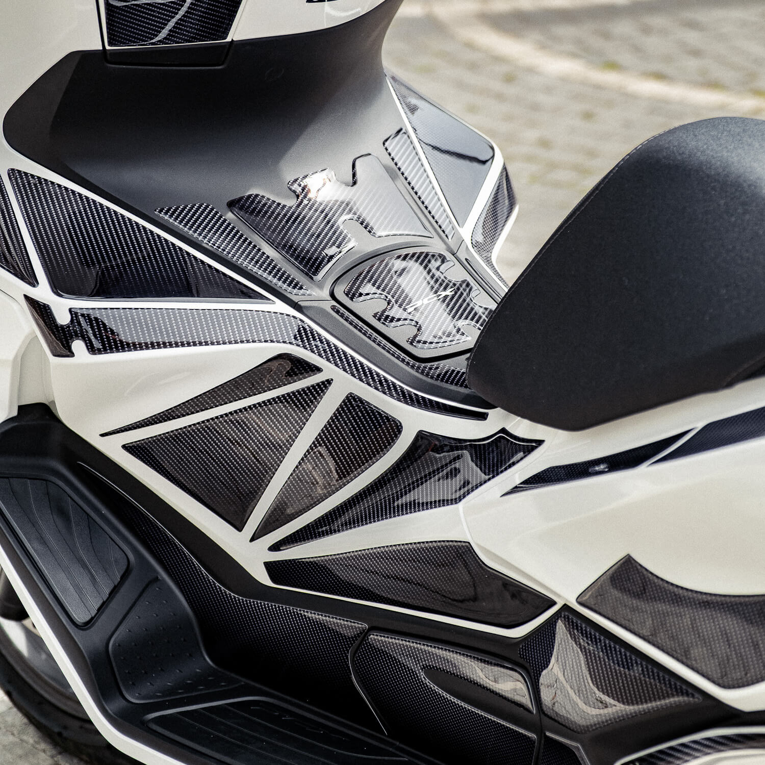 Honda PCX Karbon Tasarımlı Tank Pad Set (2025) #set_tam koruma set