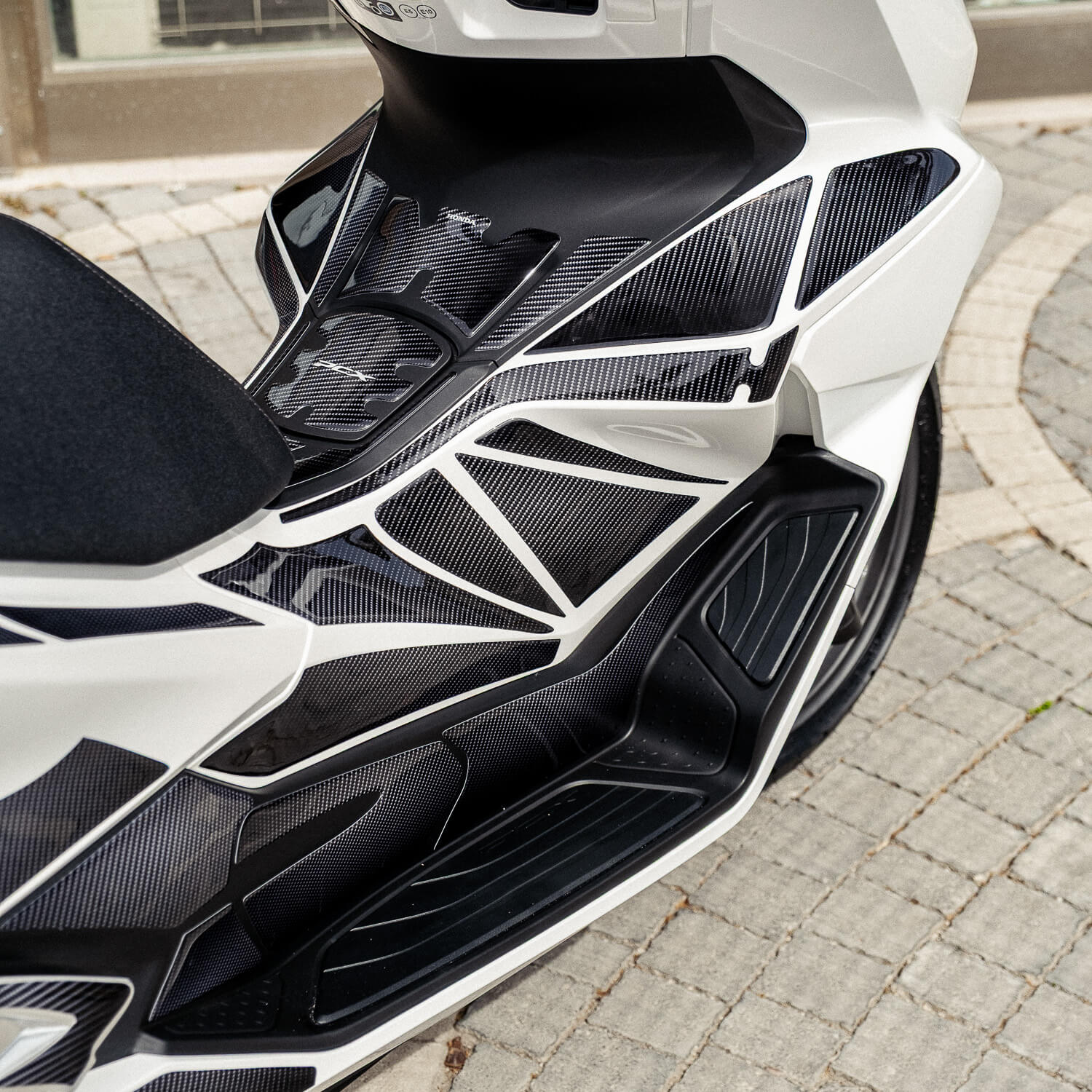 Honda PCX Karbon Tasarımlı Tank Pad Set (2025) #set_tam koruma set