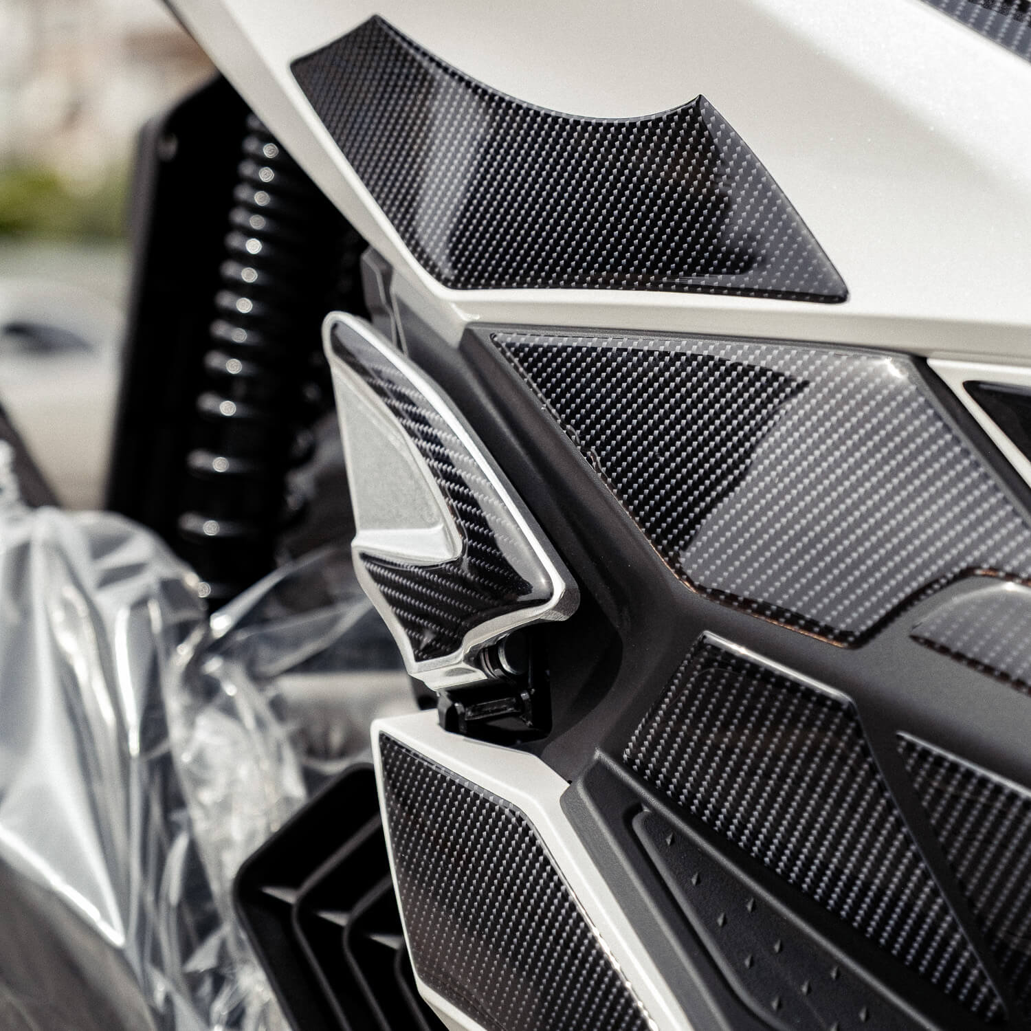 Honda PCX Karbon Tasarımlı Tank Pad Set (2025) #set_tam koruma set