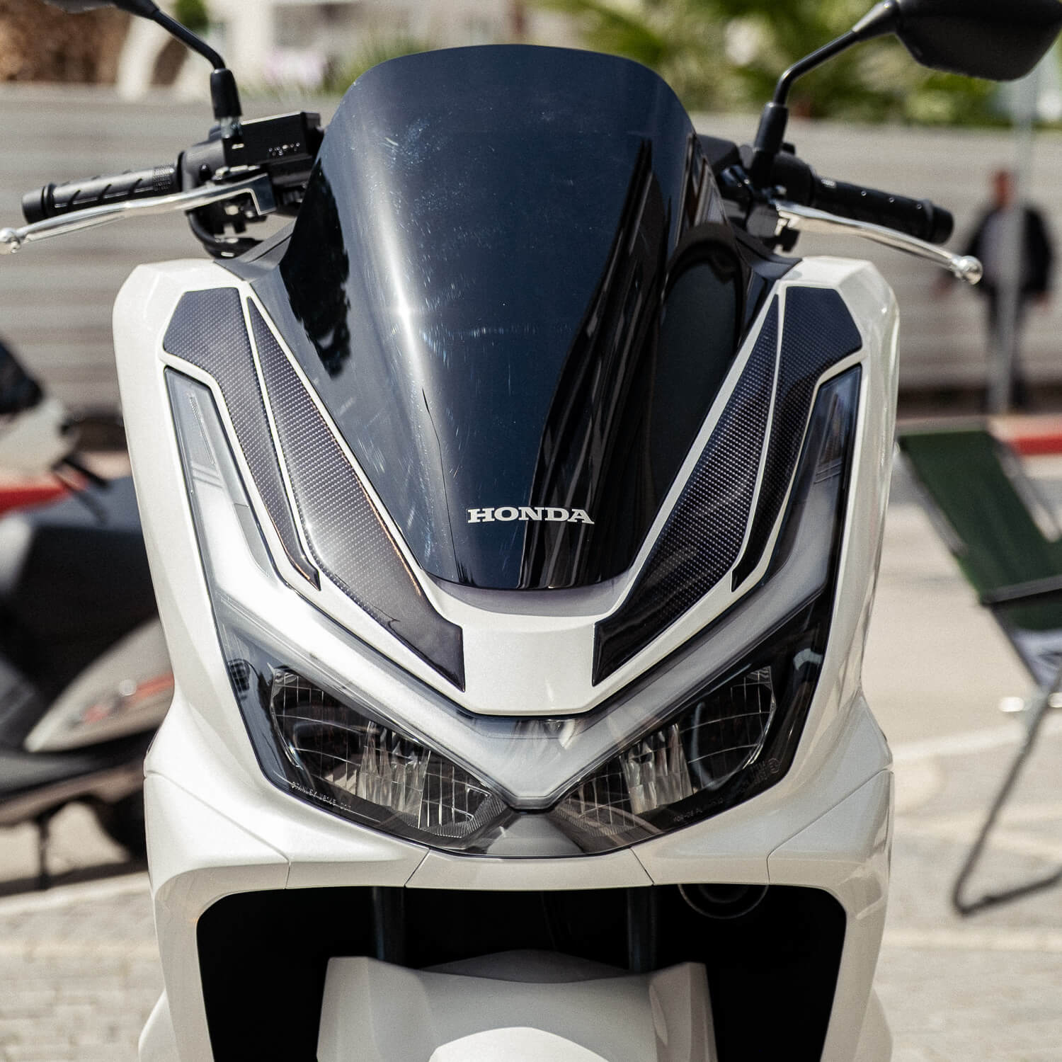 Honda PCX Karbon Tasarımlı Tank Pad Set (2025) #set_tank pad set