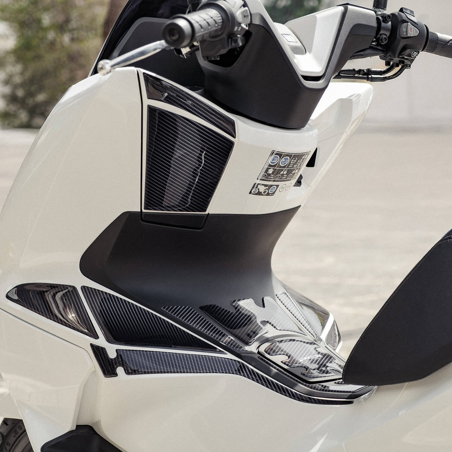 Honda PCX Karbon Tasarımlı Tank Pad Set (2025) #set_tank pad set