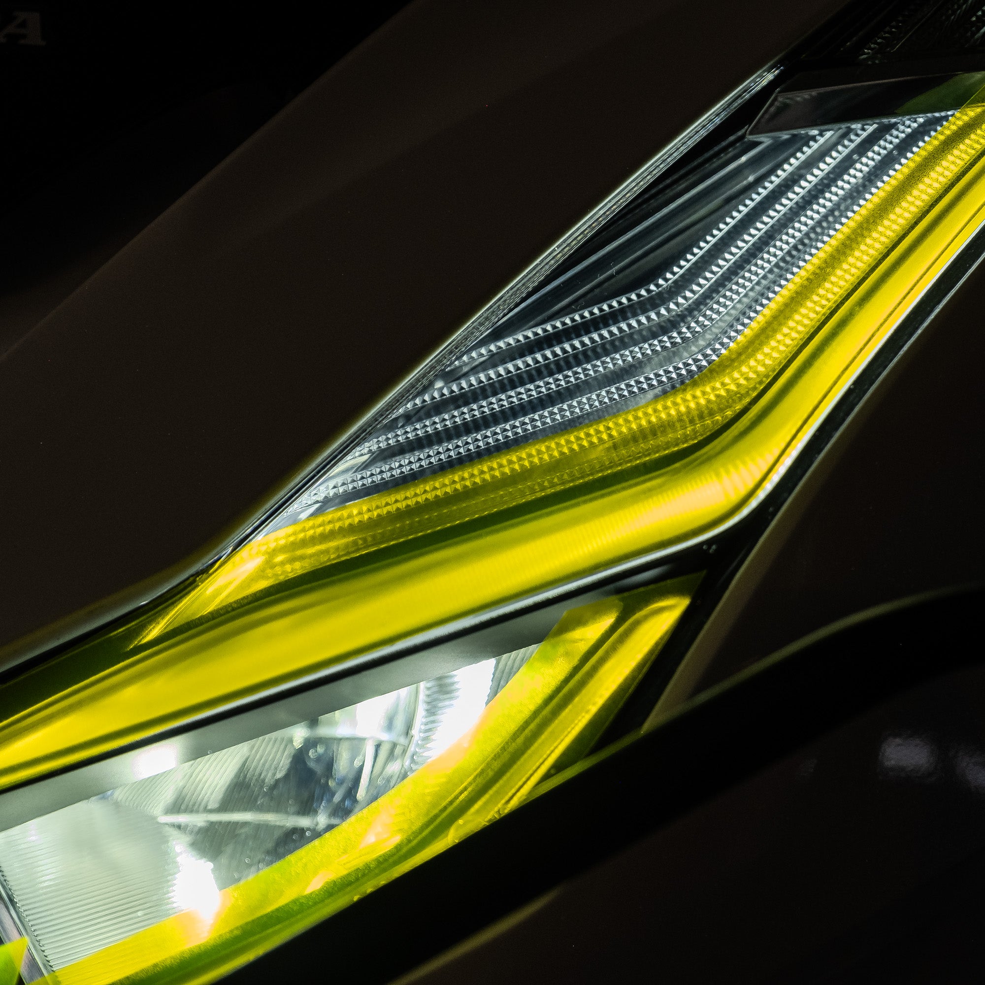 Honda PCX Ön Far Üstü Filmi, Far Kaşı #renk_sarı