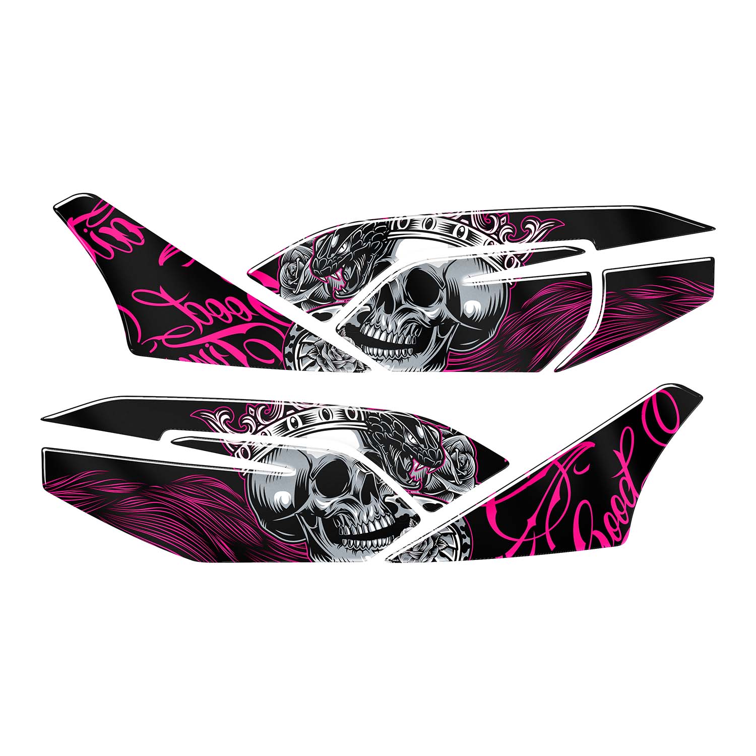 Honda PCX Phantom Lord Yan Pad Set (2021-2024) #renk_florasan pembe