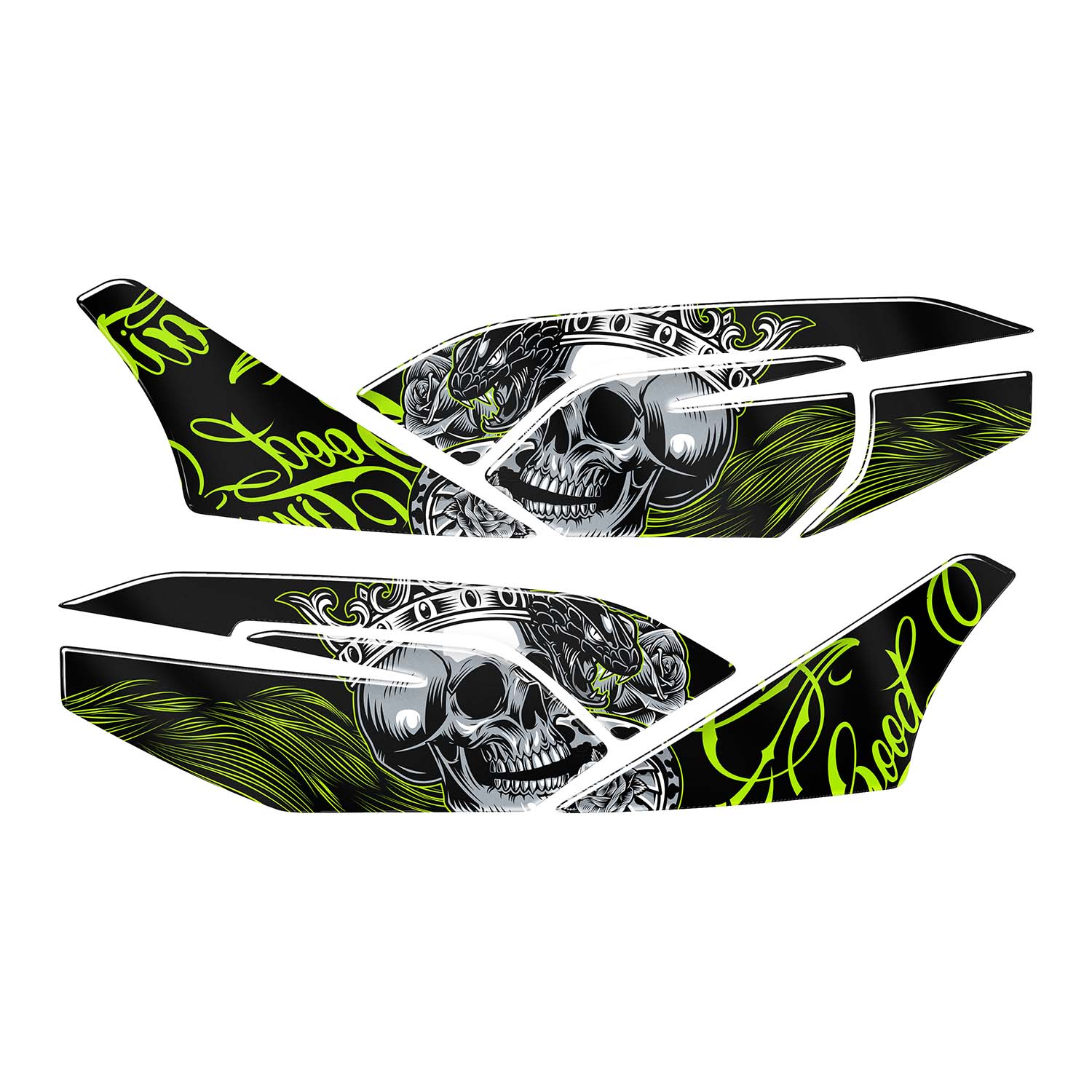 Honda PCX Phantom Lord Yan Pad Set (2021-2024) #renk_florasan sarı