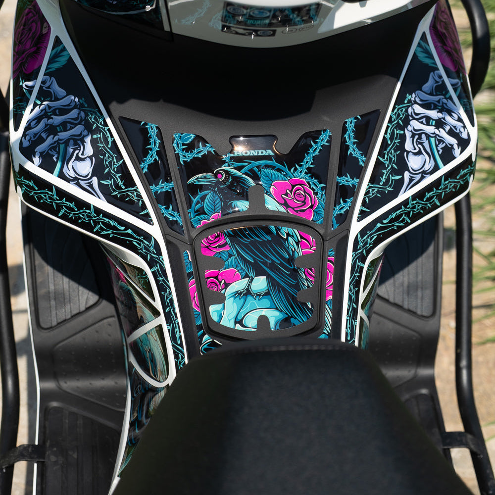 Honda PCX Raven & Rose Tank Pad Set (2025-2026)
