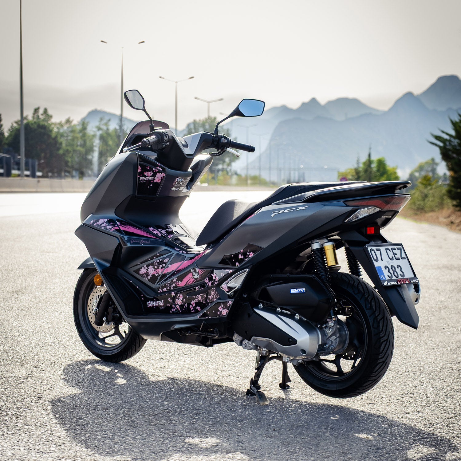 Honda PCX Sakura Edition Tank Pad Set (2025)