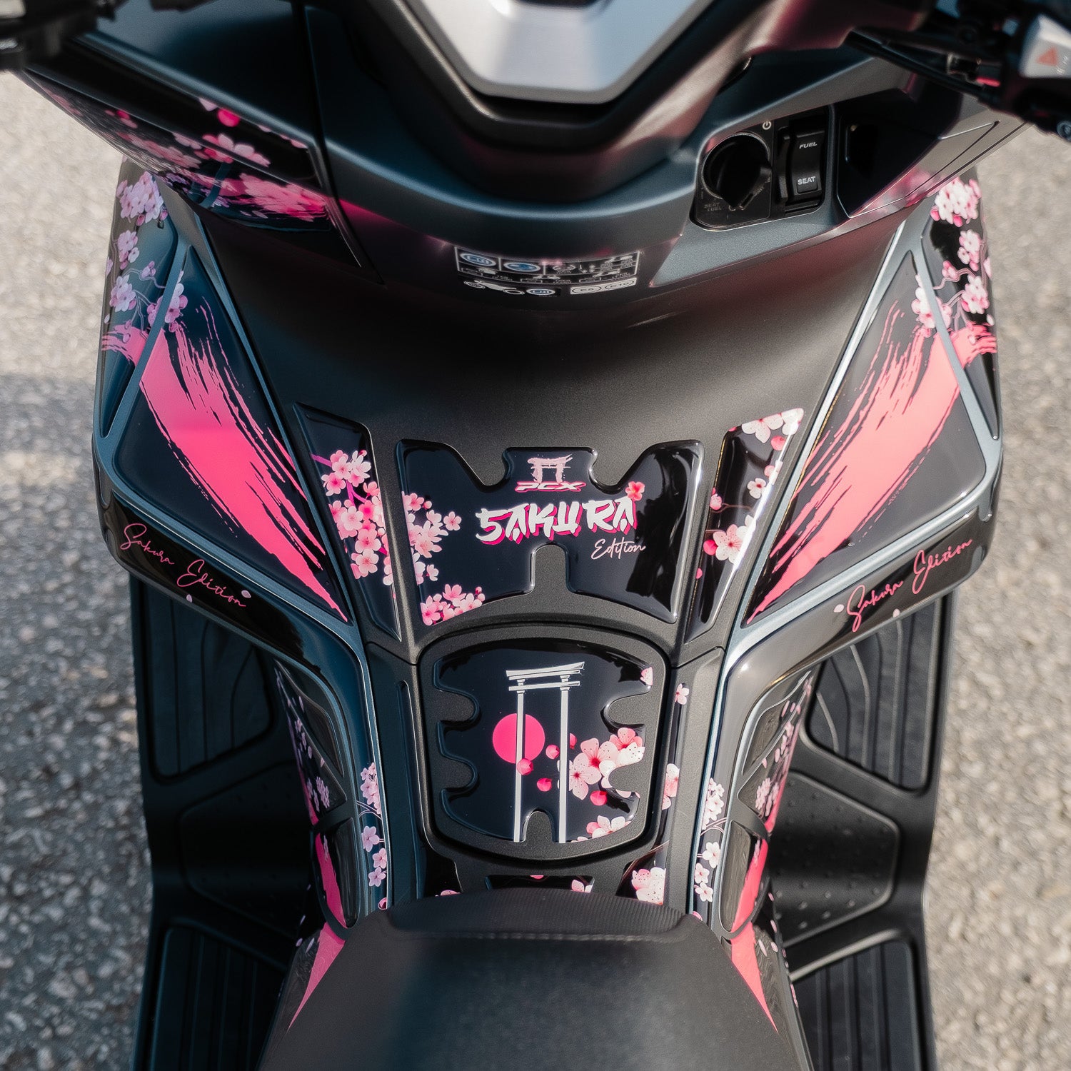 Honda PCX Sakura Edition Tank Pad Set (2025)