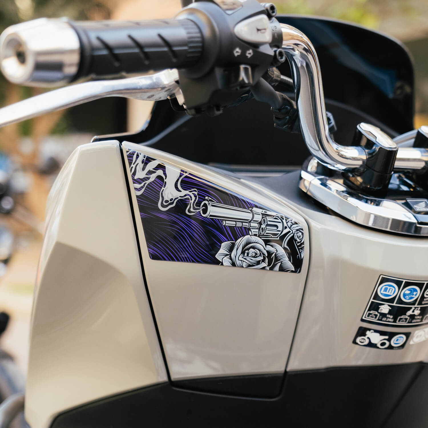 Honda PCX Shadow Queen Tank Pad Set (2021-2024)