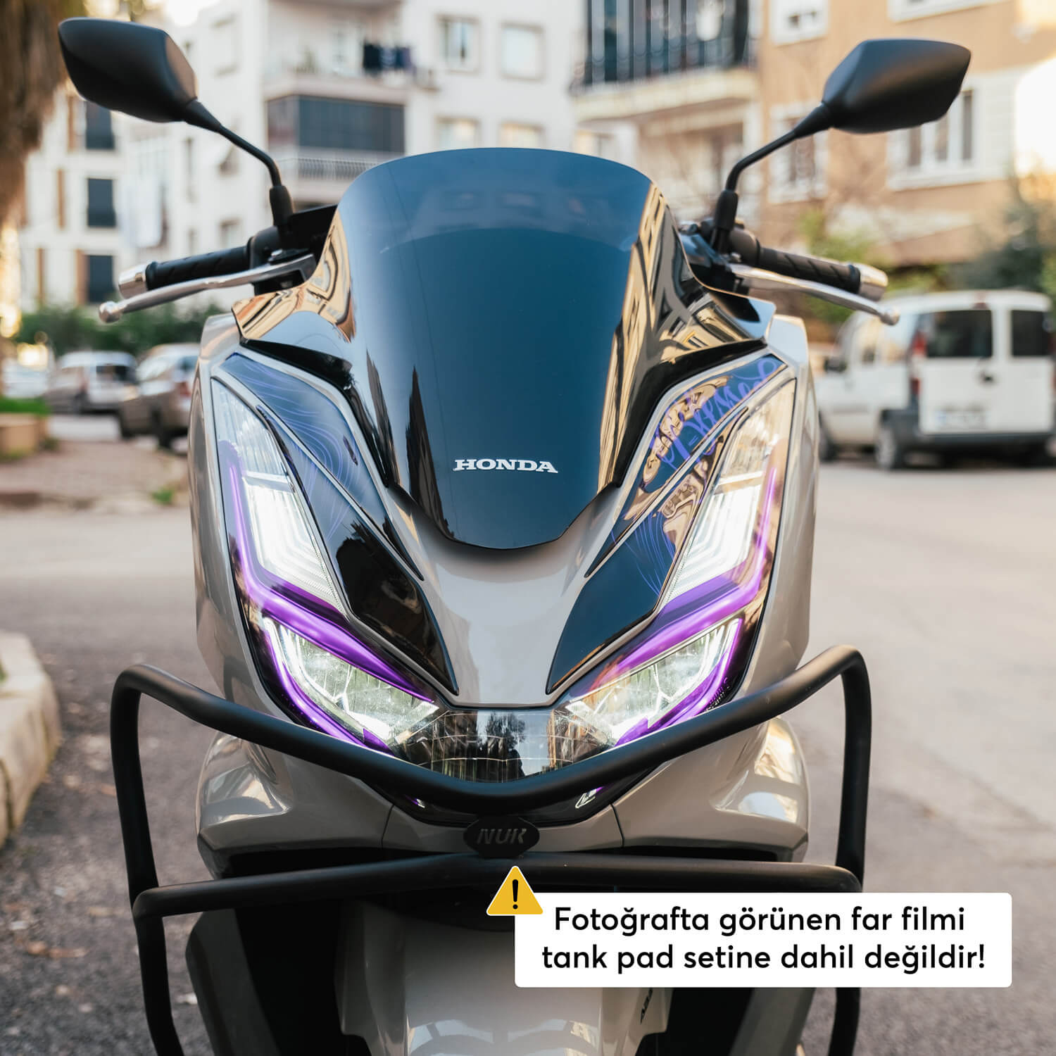 Honda PCX Shadow Queen Tank Pad Set (2021-2024)