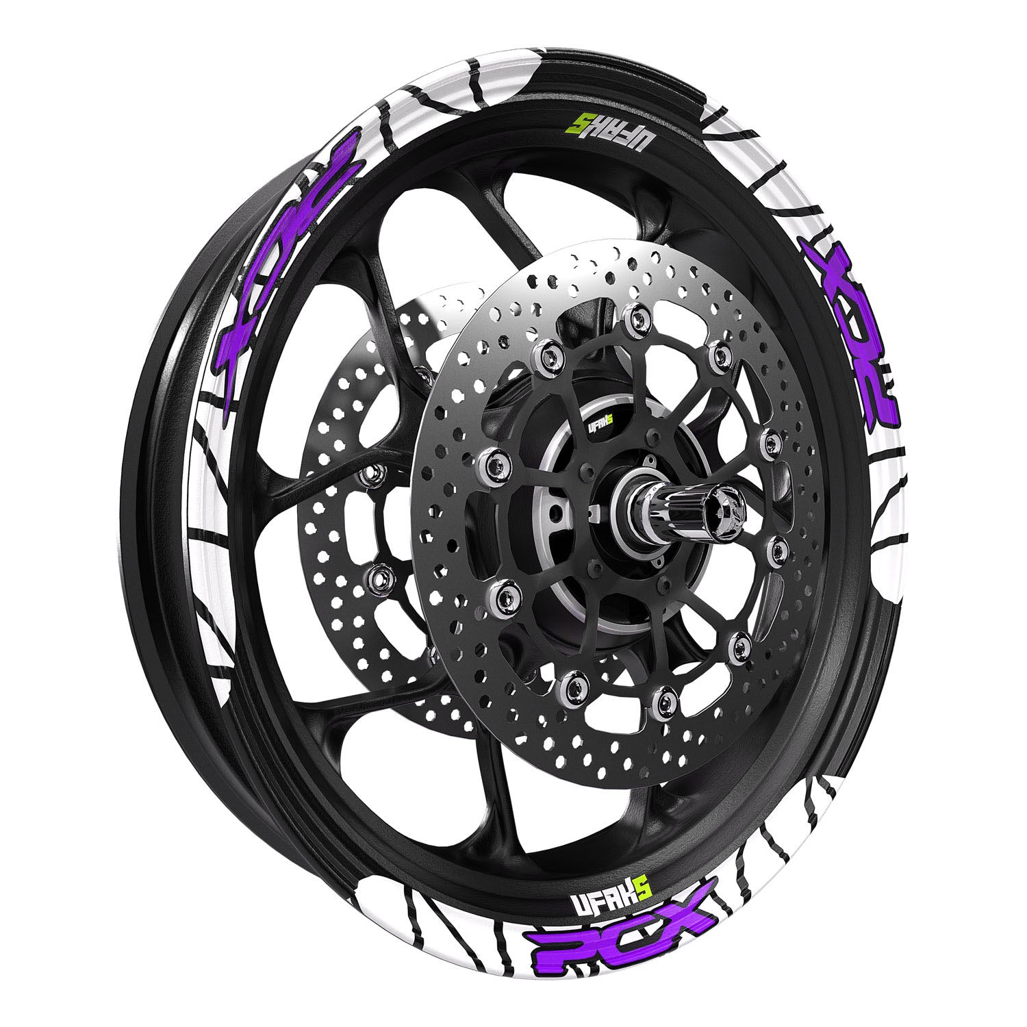 Honda PCX Tasarımlı Jant Şeridi #renk_mor