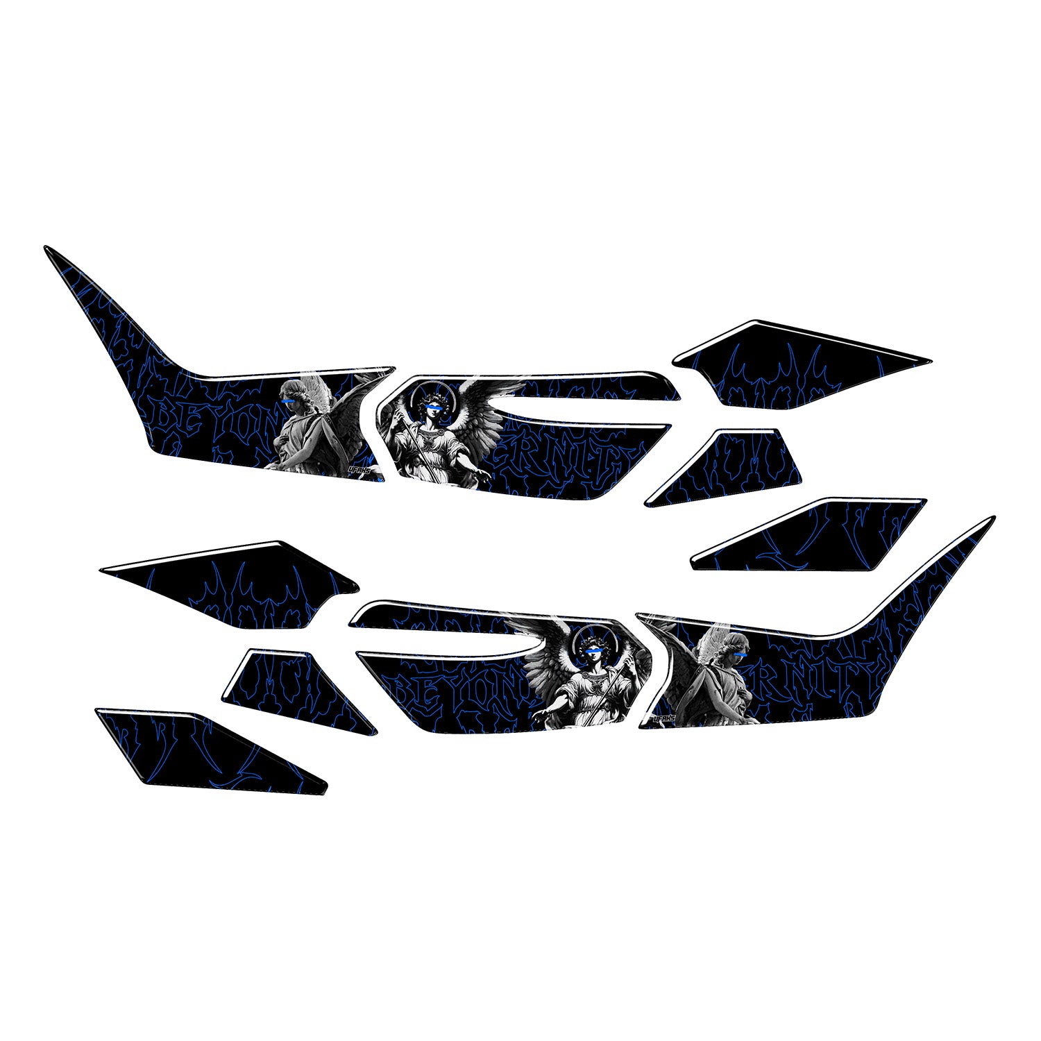 Honda PCX Beyond the Eternity Tank Pad Set (2025) #set_yan pad set #renk_mavi