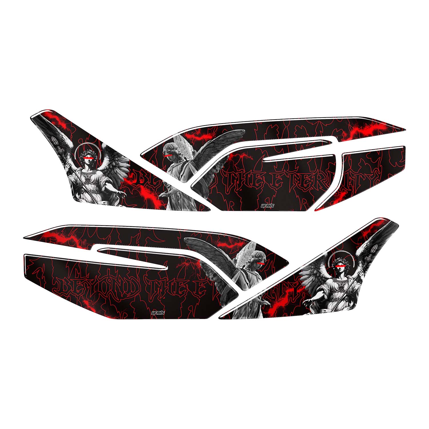 Honda PCX Beyond the Eternity Yan Pad Set (2021-2024) #renk_kırmızı