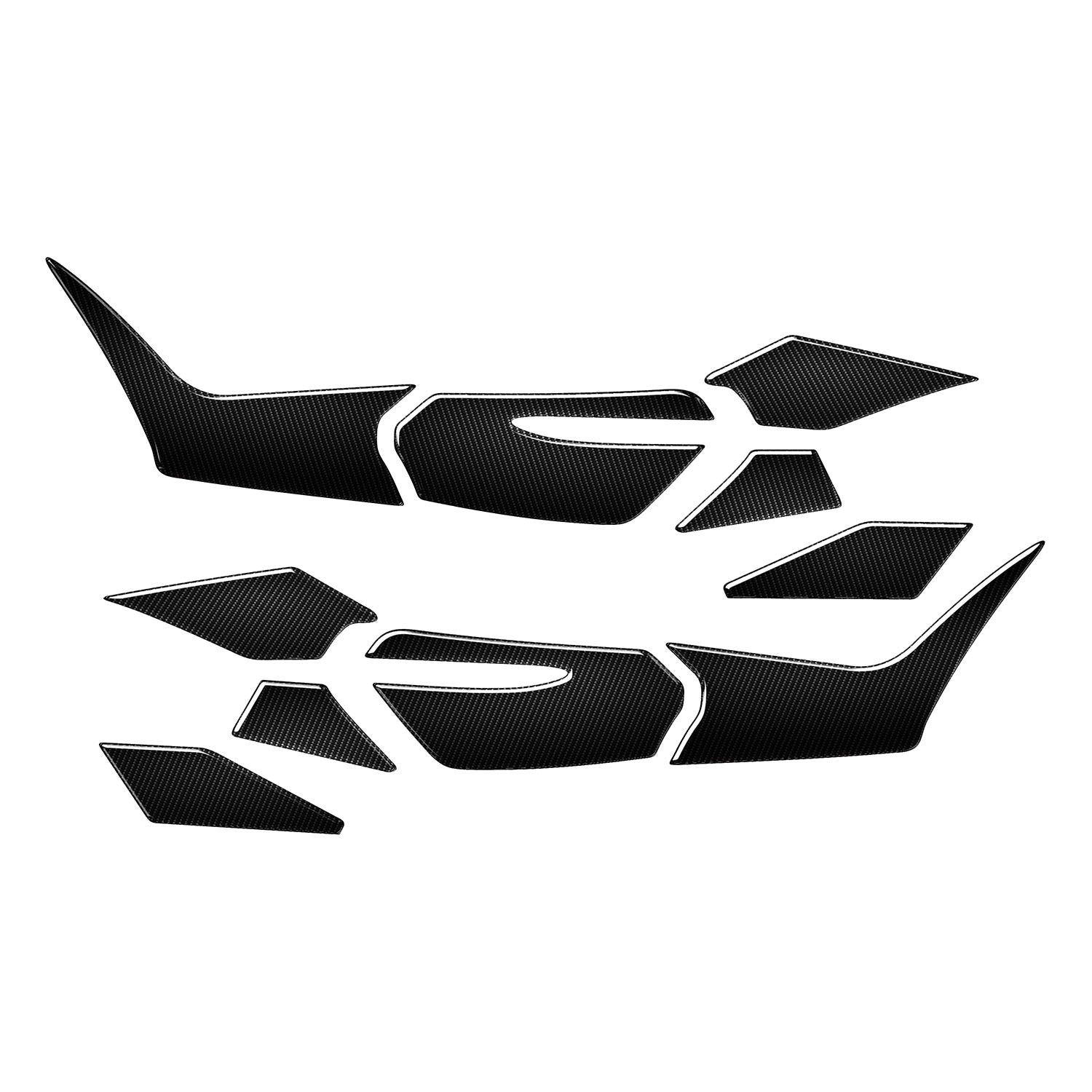 Honda PCX Karbon Tasarımlı Tank Pad Set (2025) #set_yan pad set