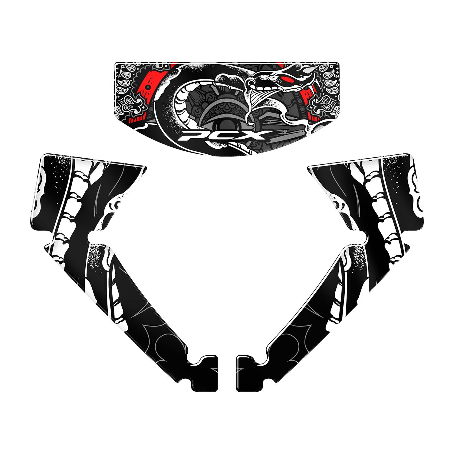 Honda PCX Snakebite Tank Pad Set (2025-2026)