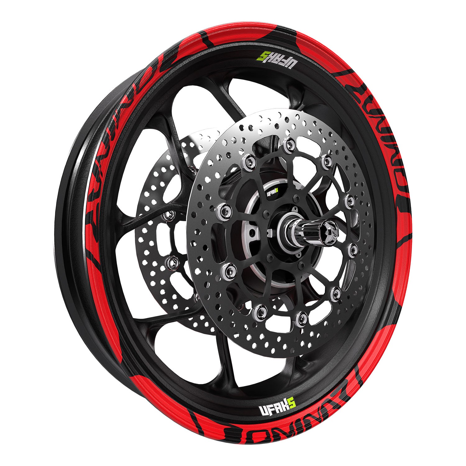 Bajaj Dominar Jant Şeridi #renk_fosforlu kırmızı