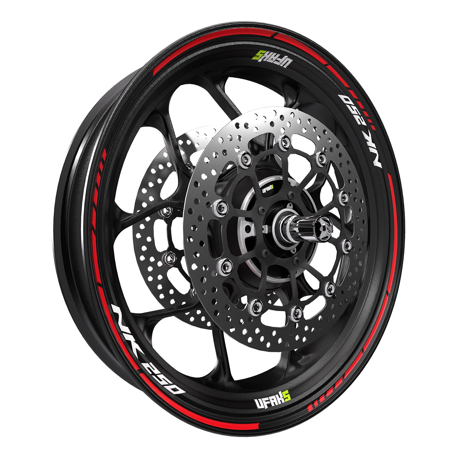 CFMOTO 250 NK Jant Şeridi #renk_fosforlu kırmızı