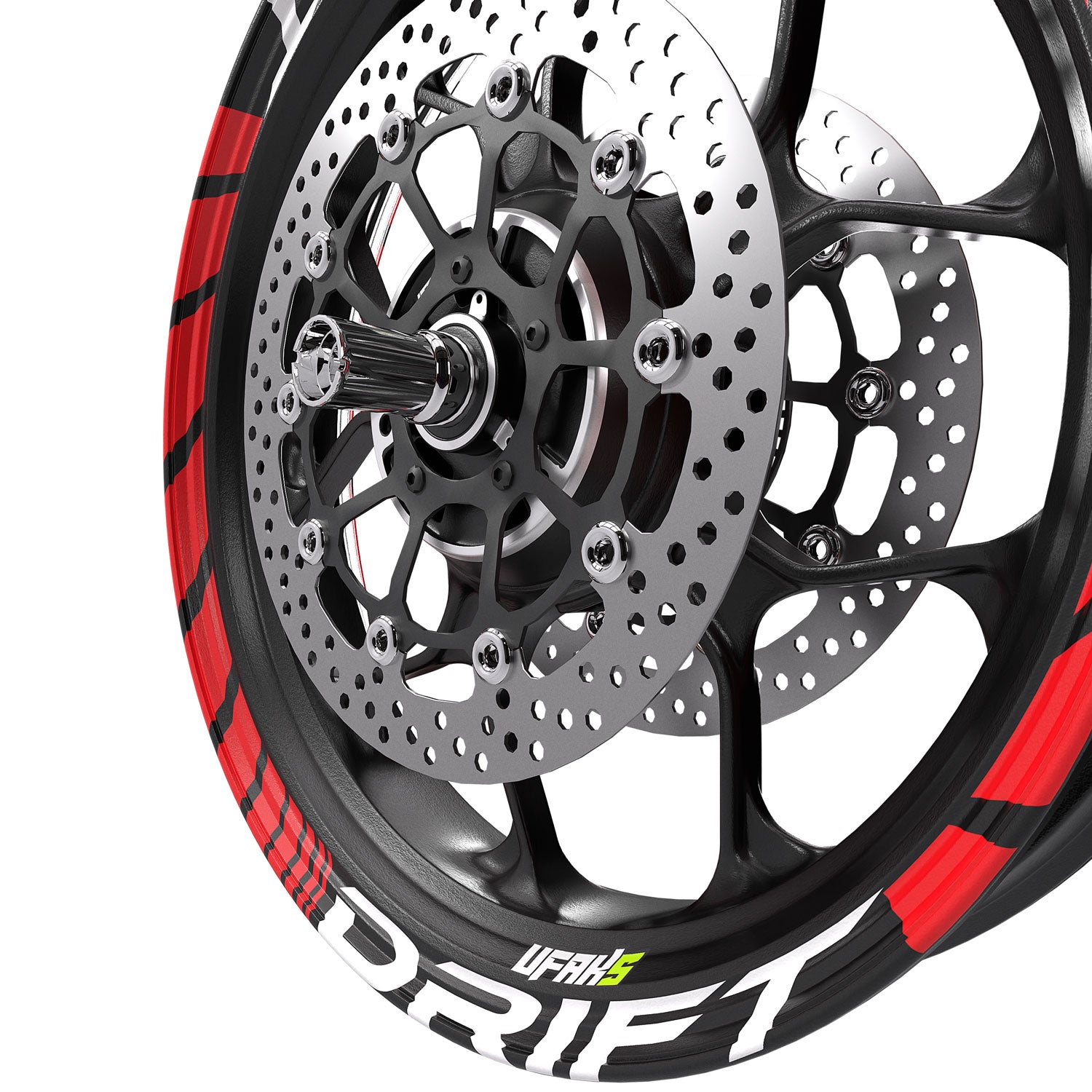 Mondial Drift Jant Şeridi #renk_fosforlu kırmızı