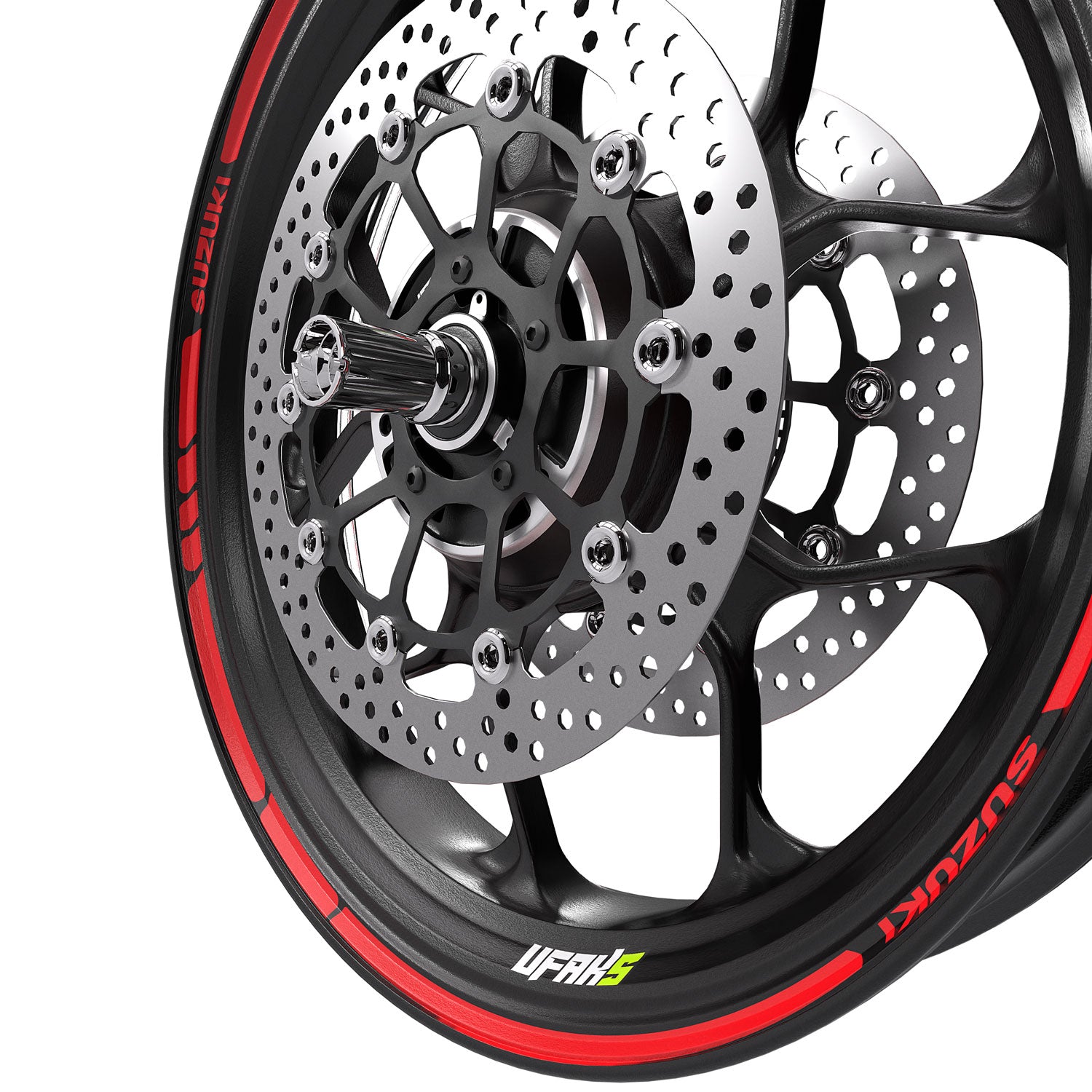 Suzuki Tasarımlı Jant Şeridi #renk_kırmızı