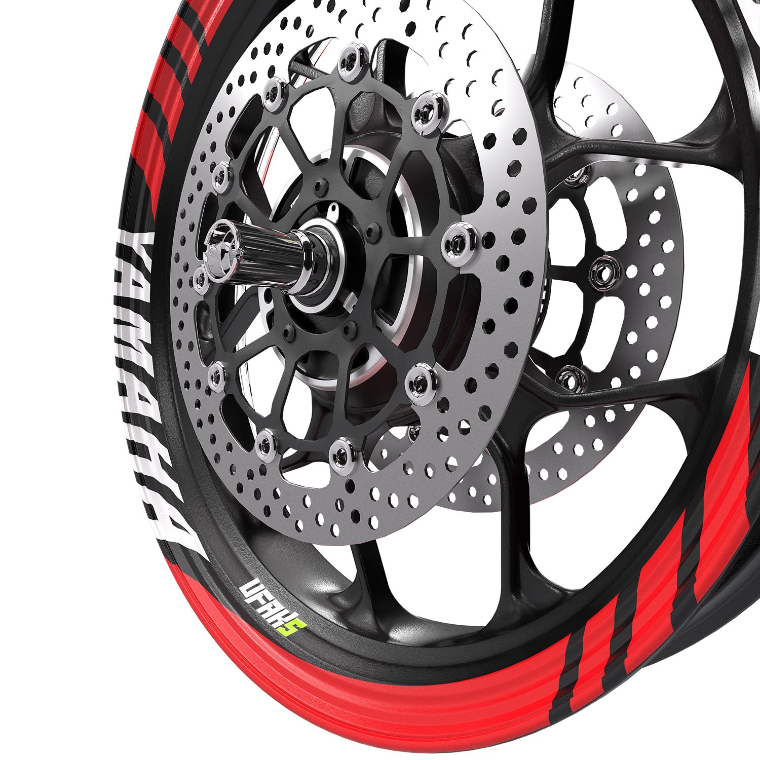 Yamaha R25 Geniş Jant Şeridi #renk_kırmızı