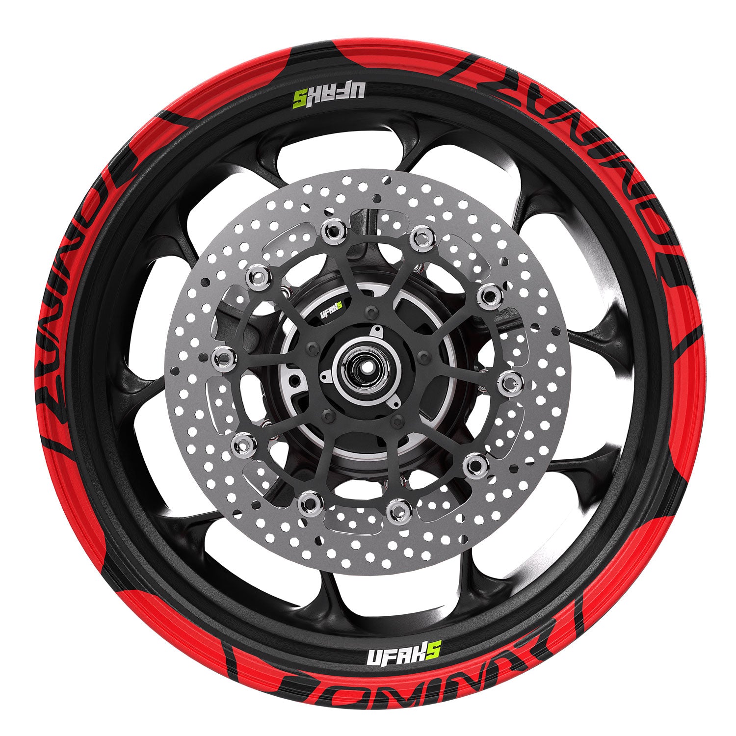 Bajaj Dominar Jant Şeridi #renk_fosforlu kırmızı